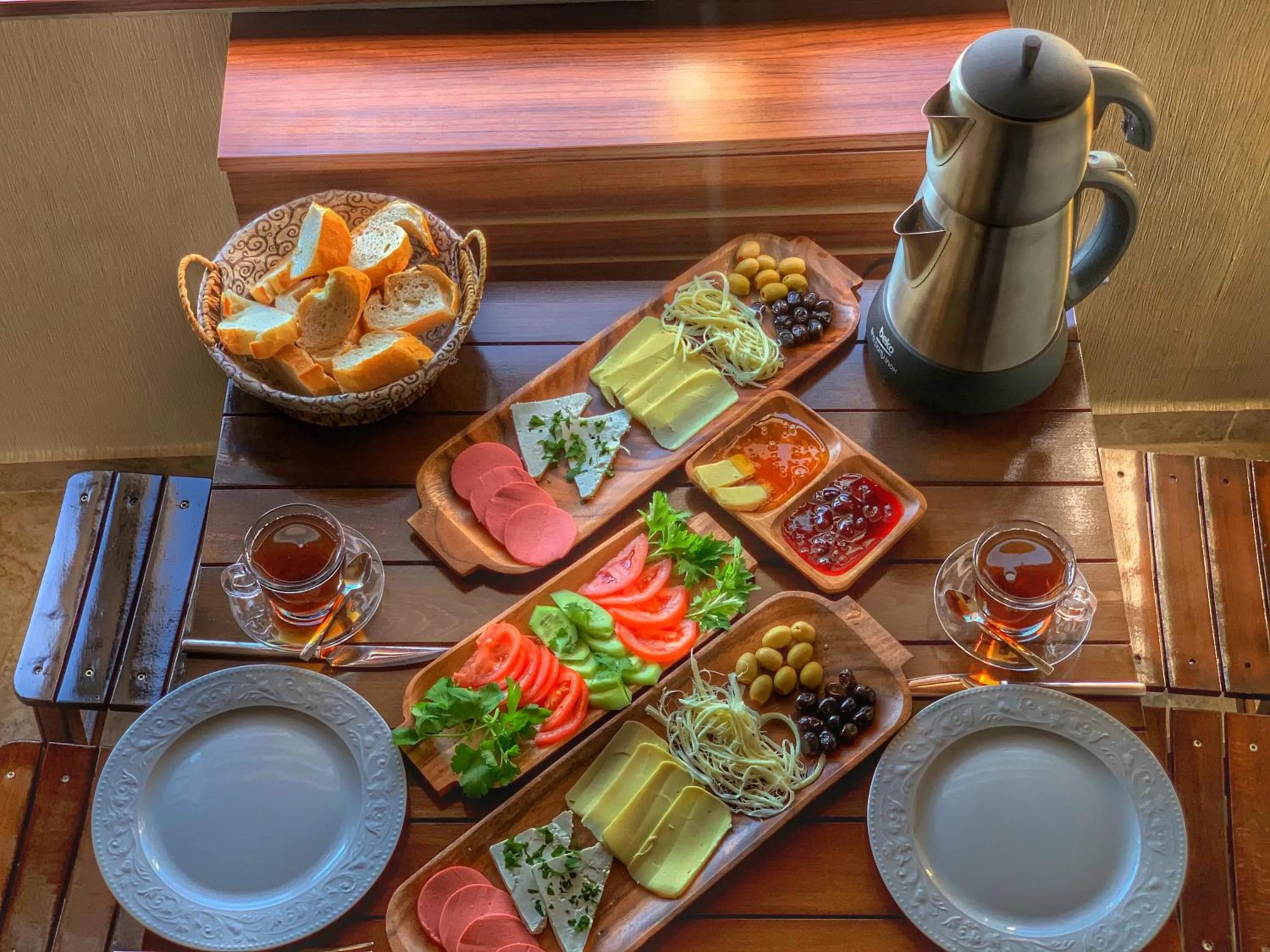 Continental breakfast in The First Ottoman Suites