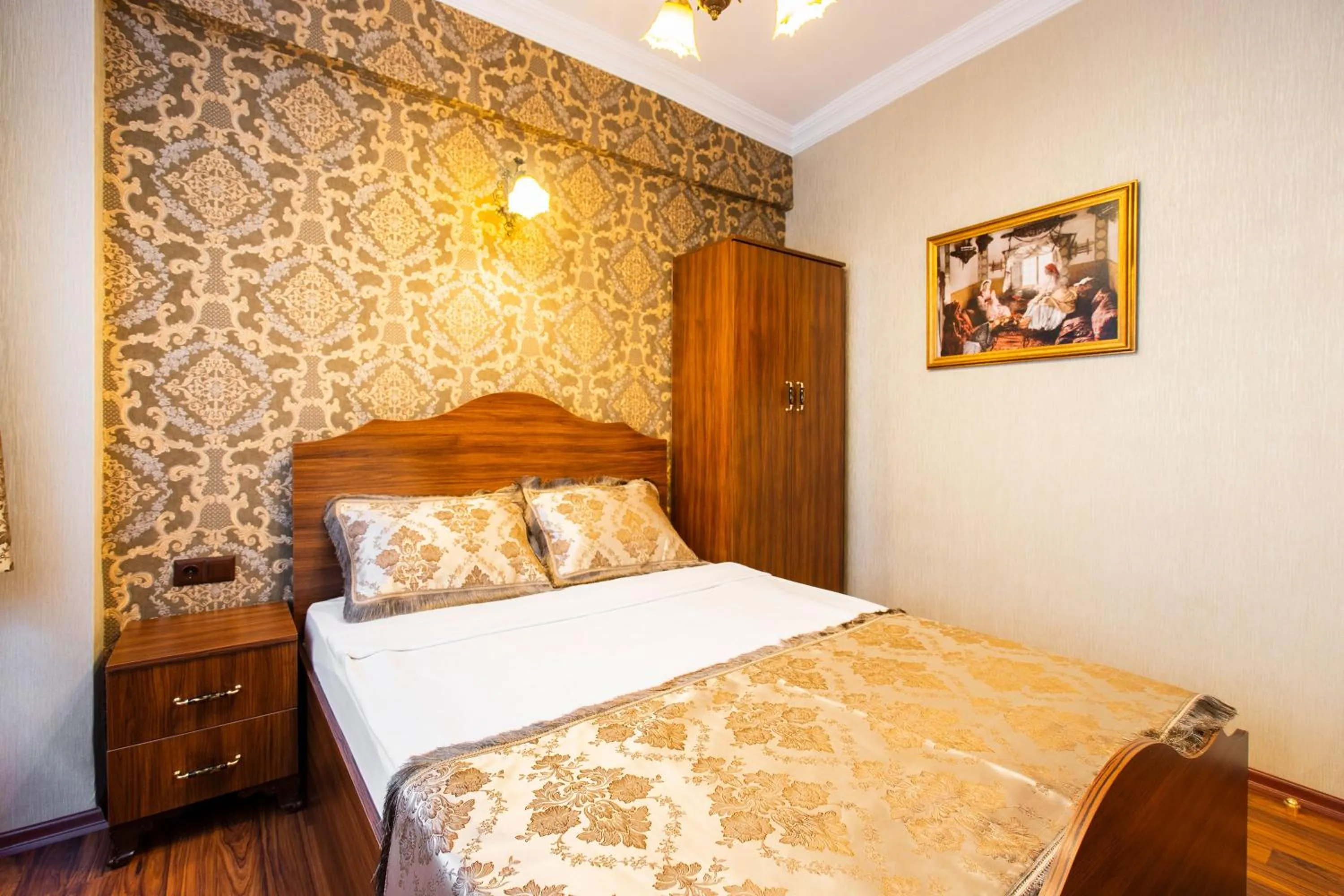 Bedroom, Bed in The First Ottoman Suites