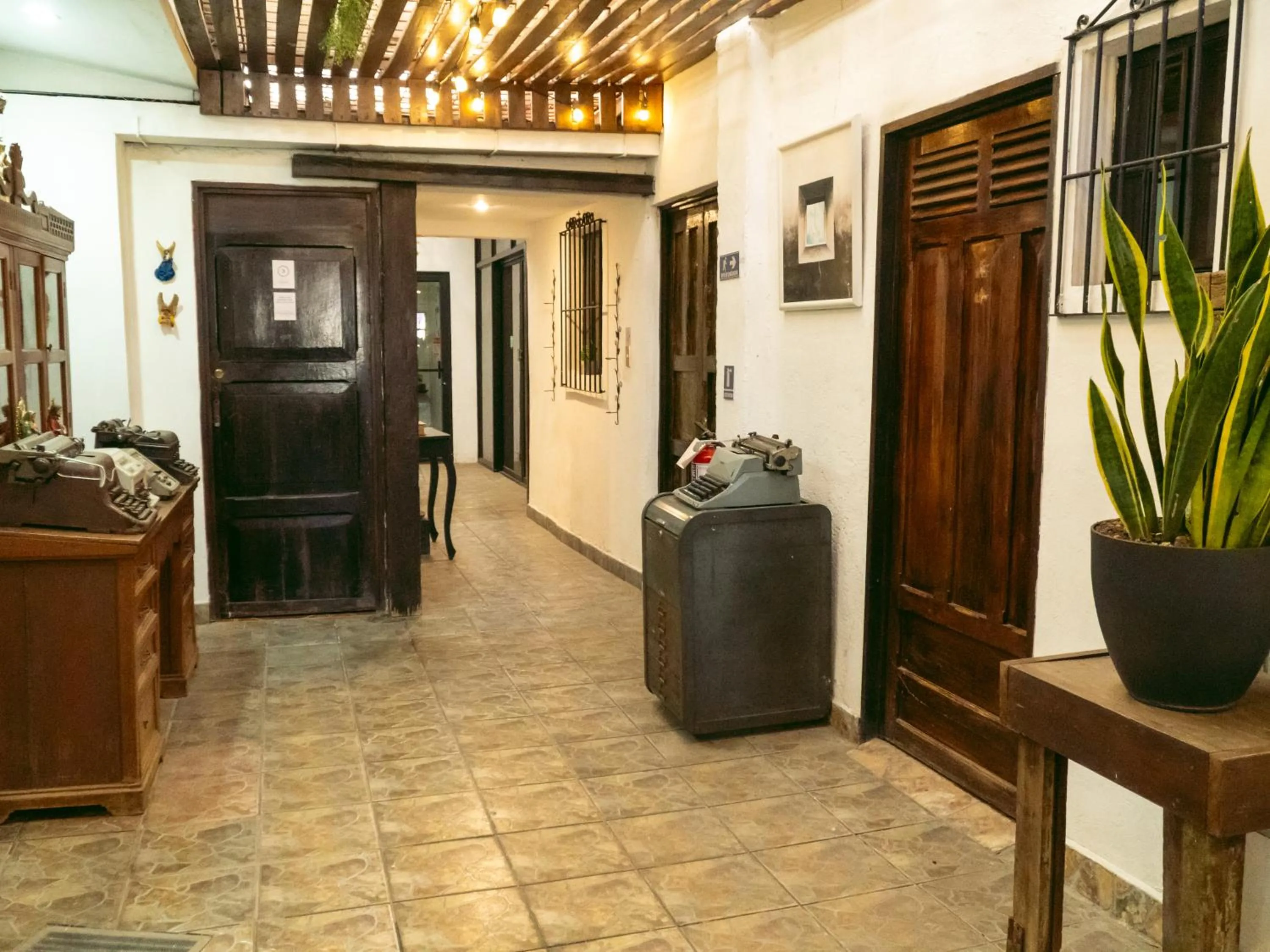 Patio in La Casa de Mamapán Hotel Colonial Ahuachapan