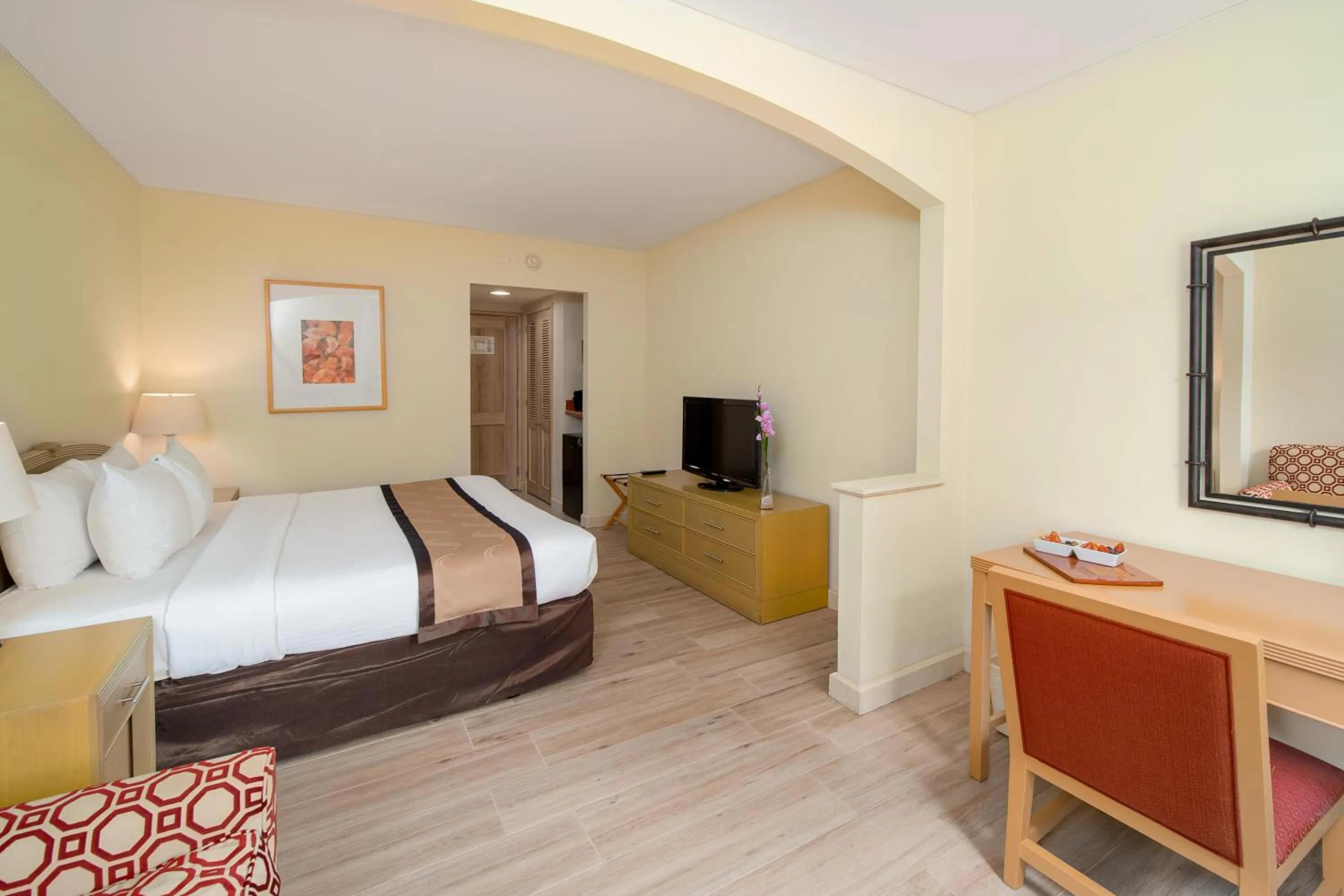 Bed in Quality Hotel Real Aeropuerto San Salvador