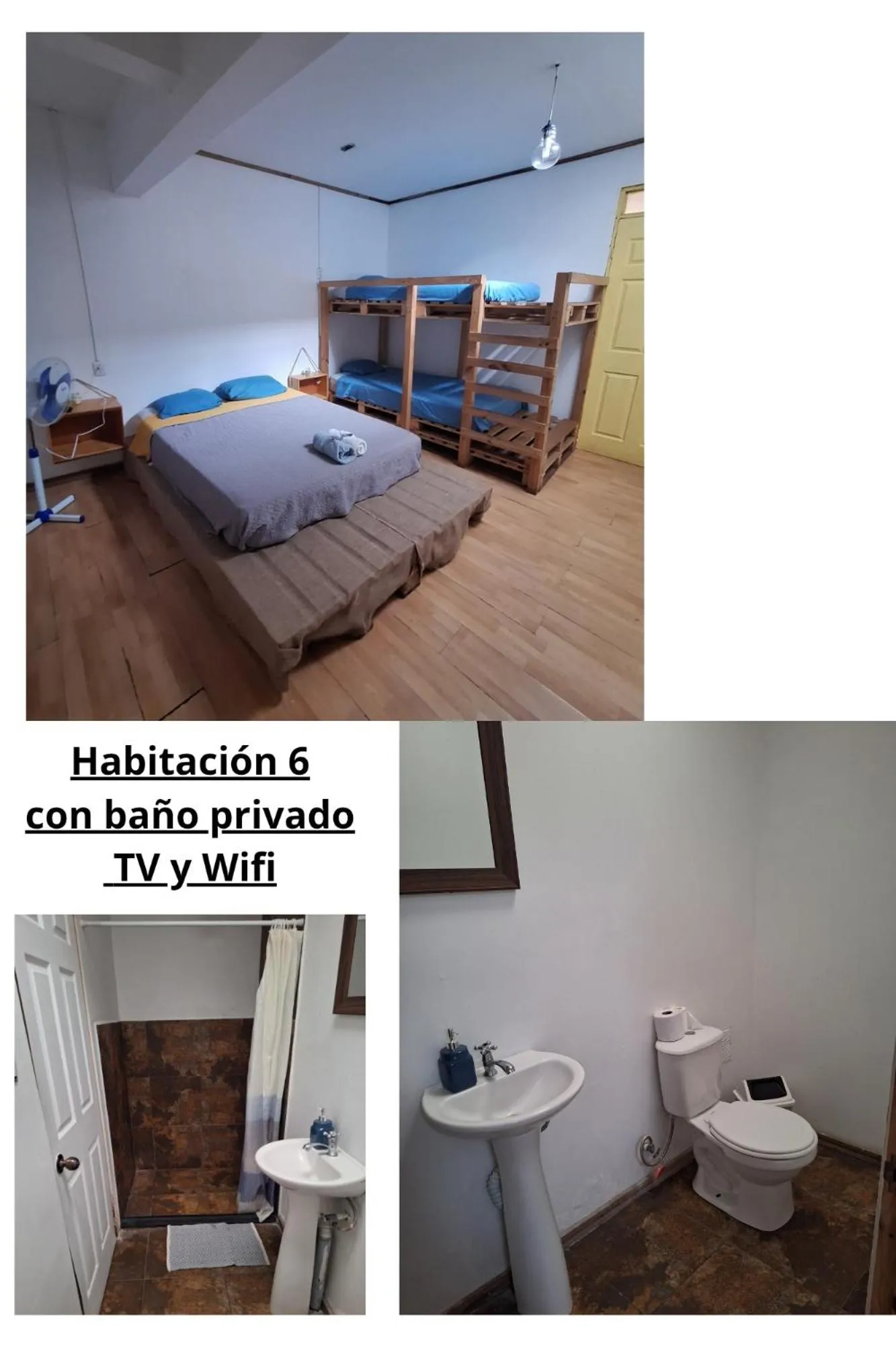 Toilet, Bed in Hotel Cortez Azul