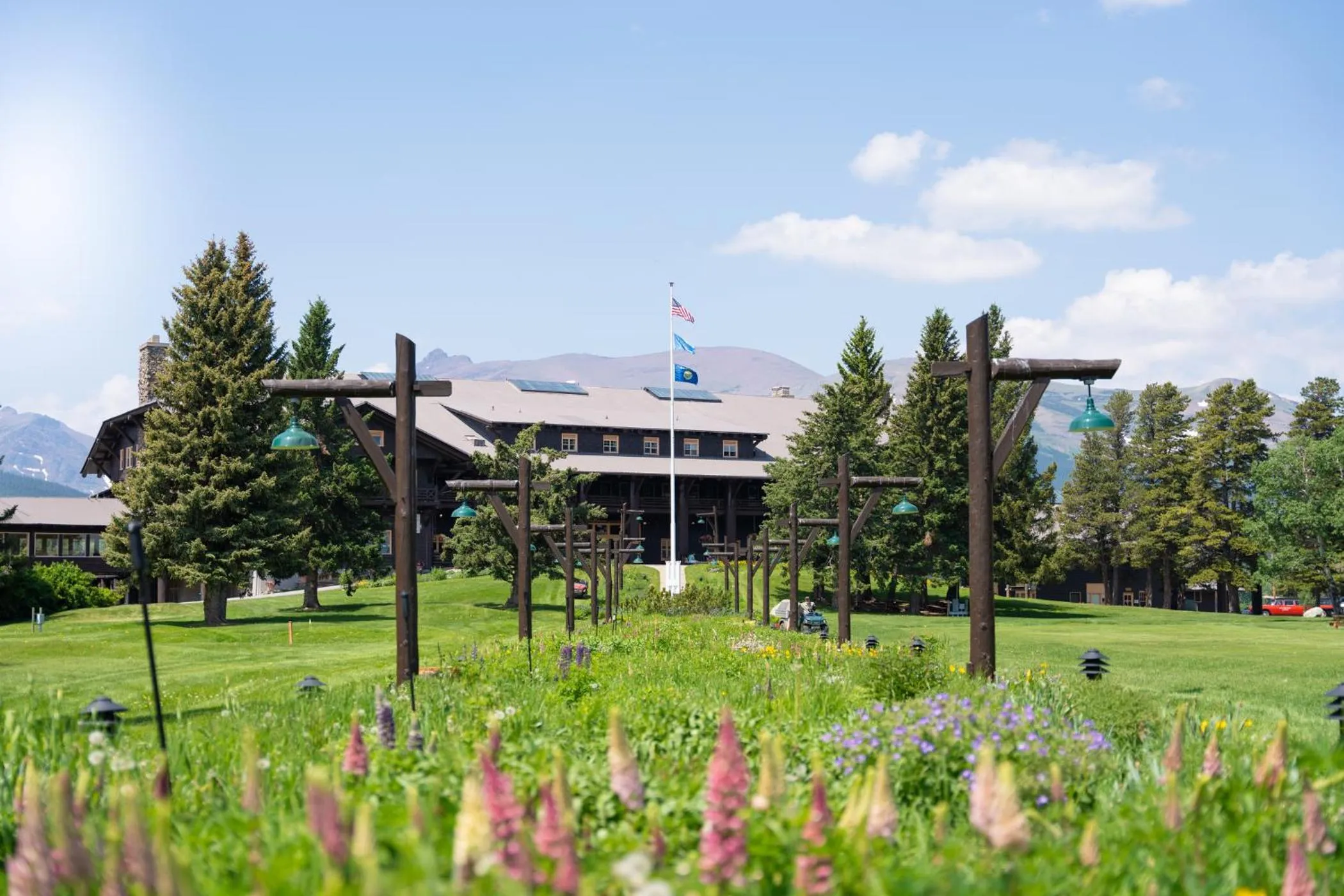 Property building in Glacier Park Lodge