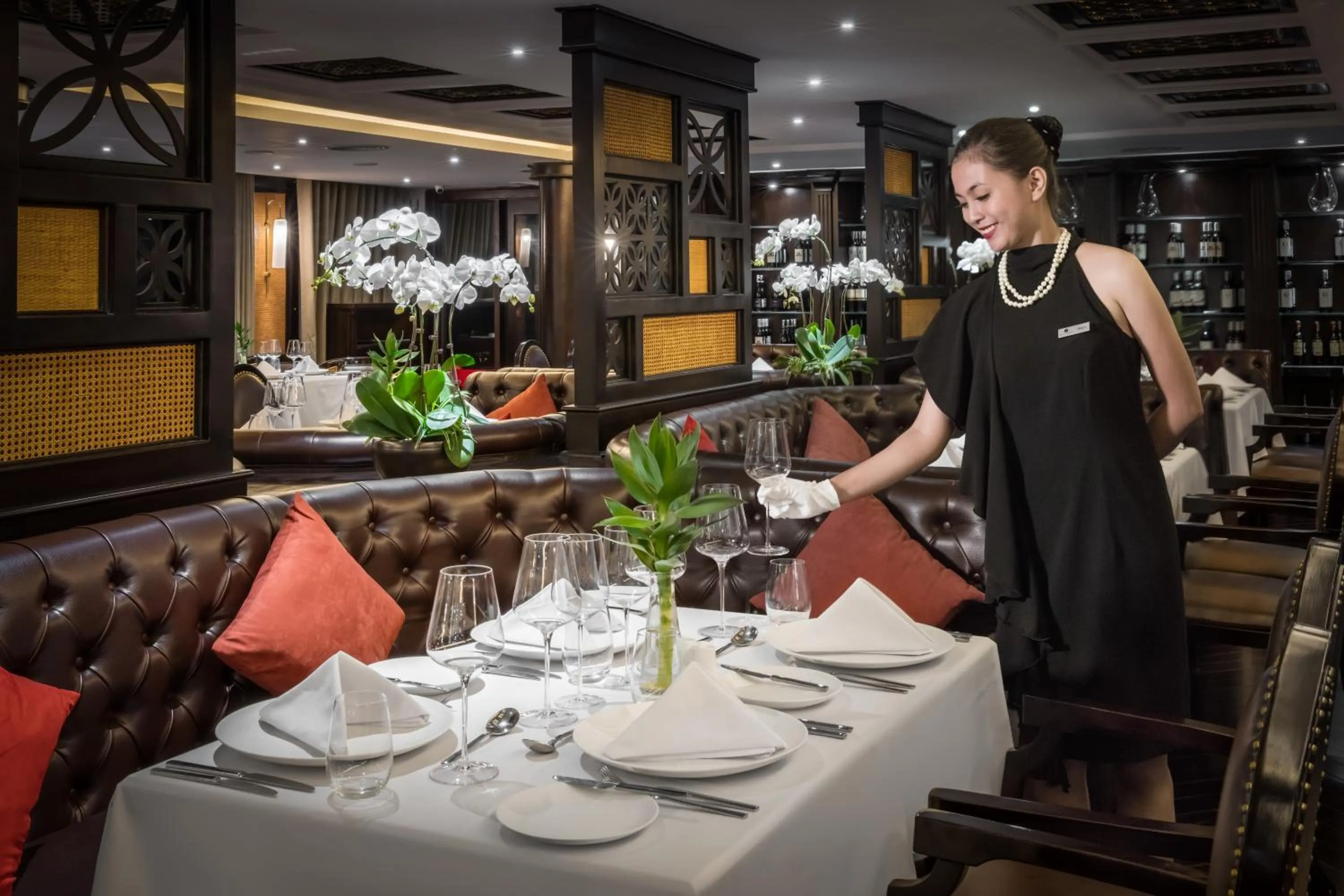 Staff in Ambassador Cruise Halong Bay