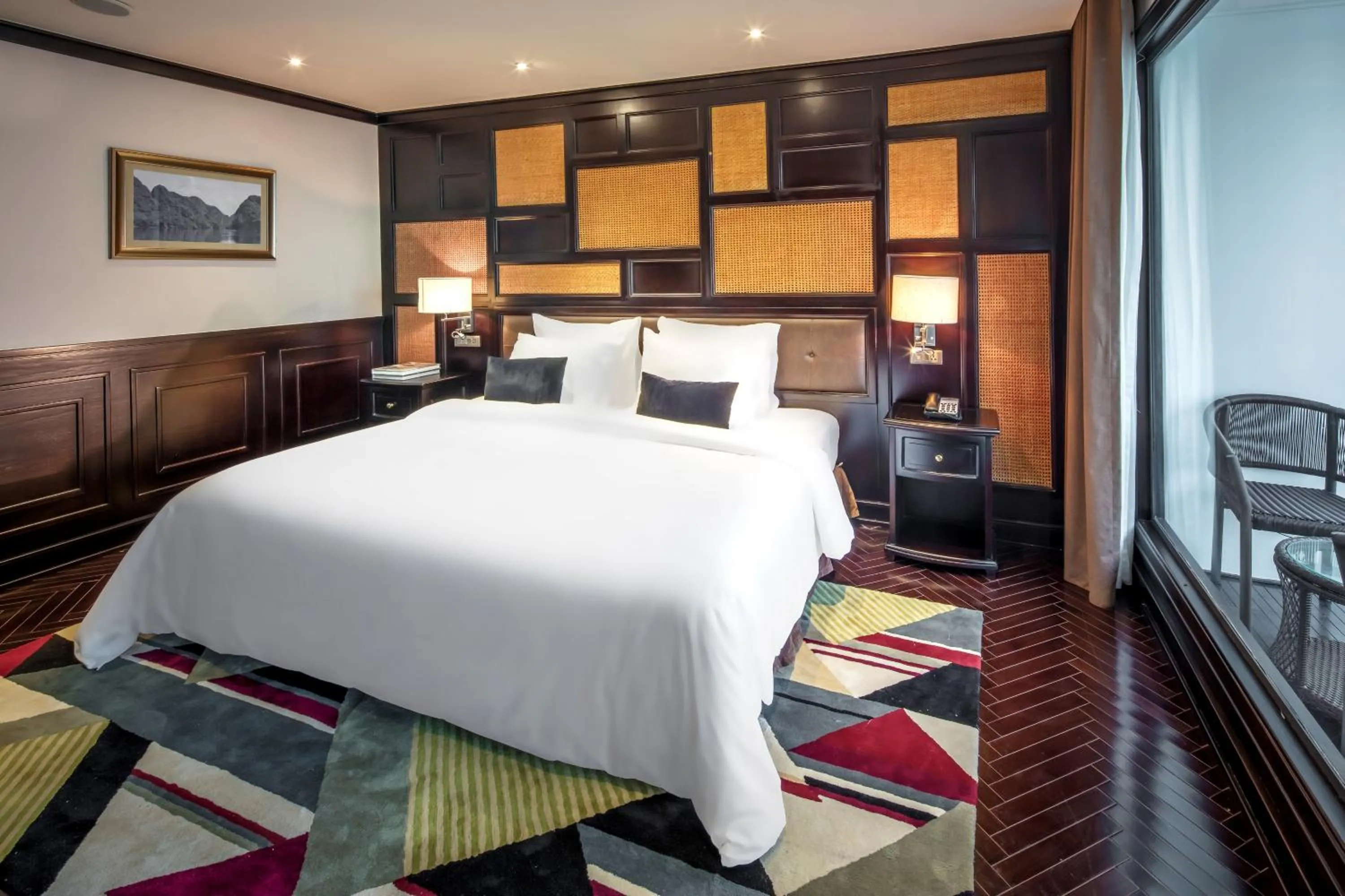 Photo of the whole room, Bed in Ambassador Cruise Halong Bay