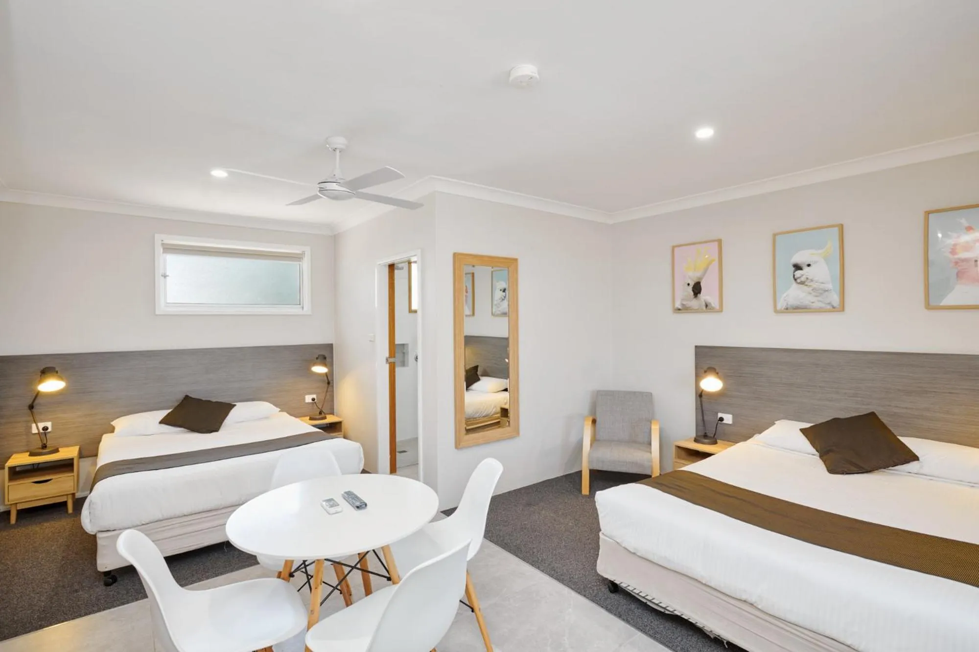 Bed in Wingham Motel