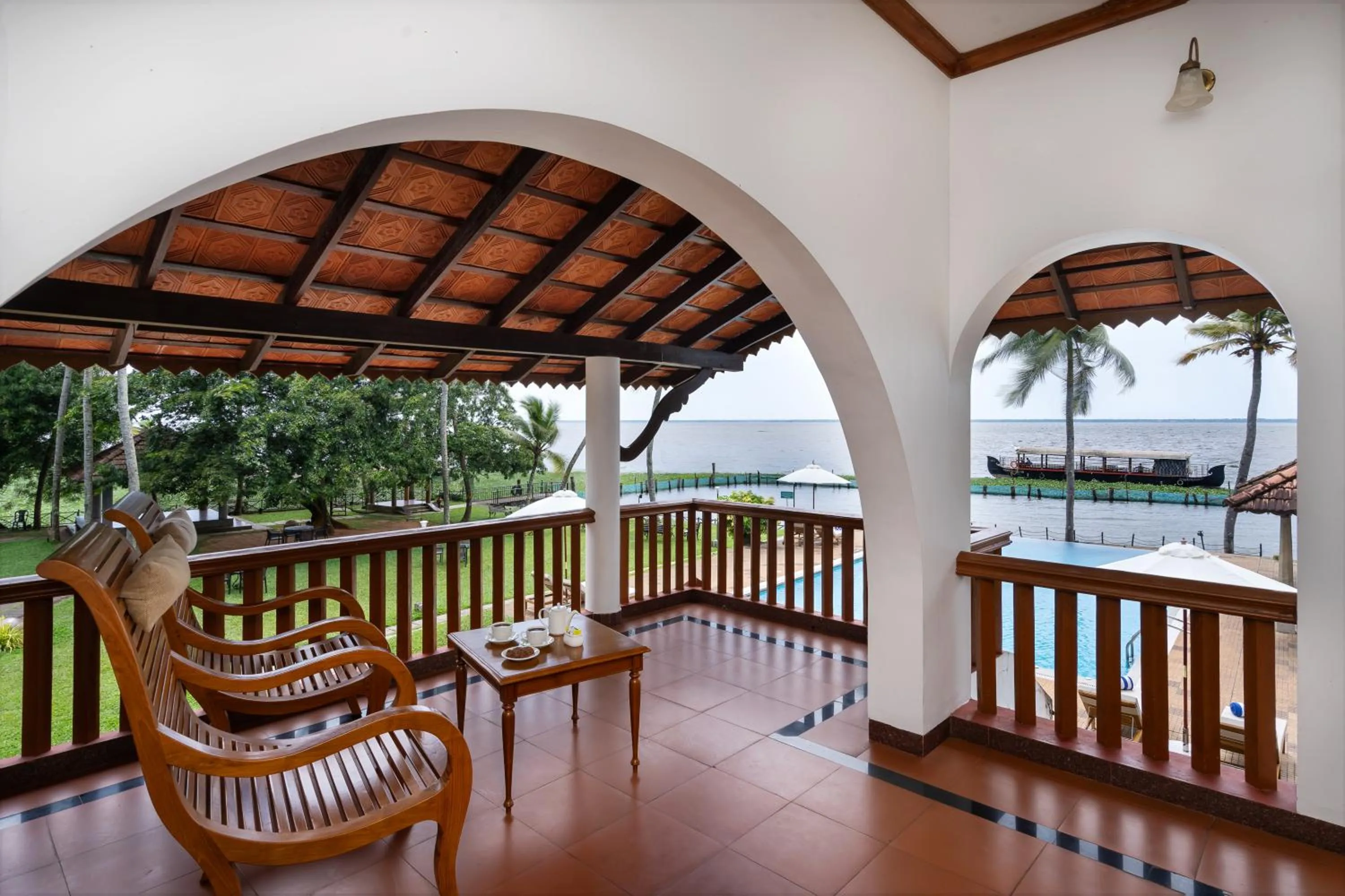 Balcony/Terrace in Backwater Ripples Kumarakom