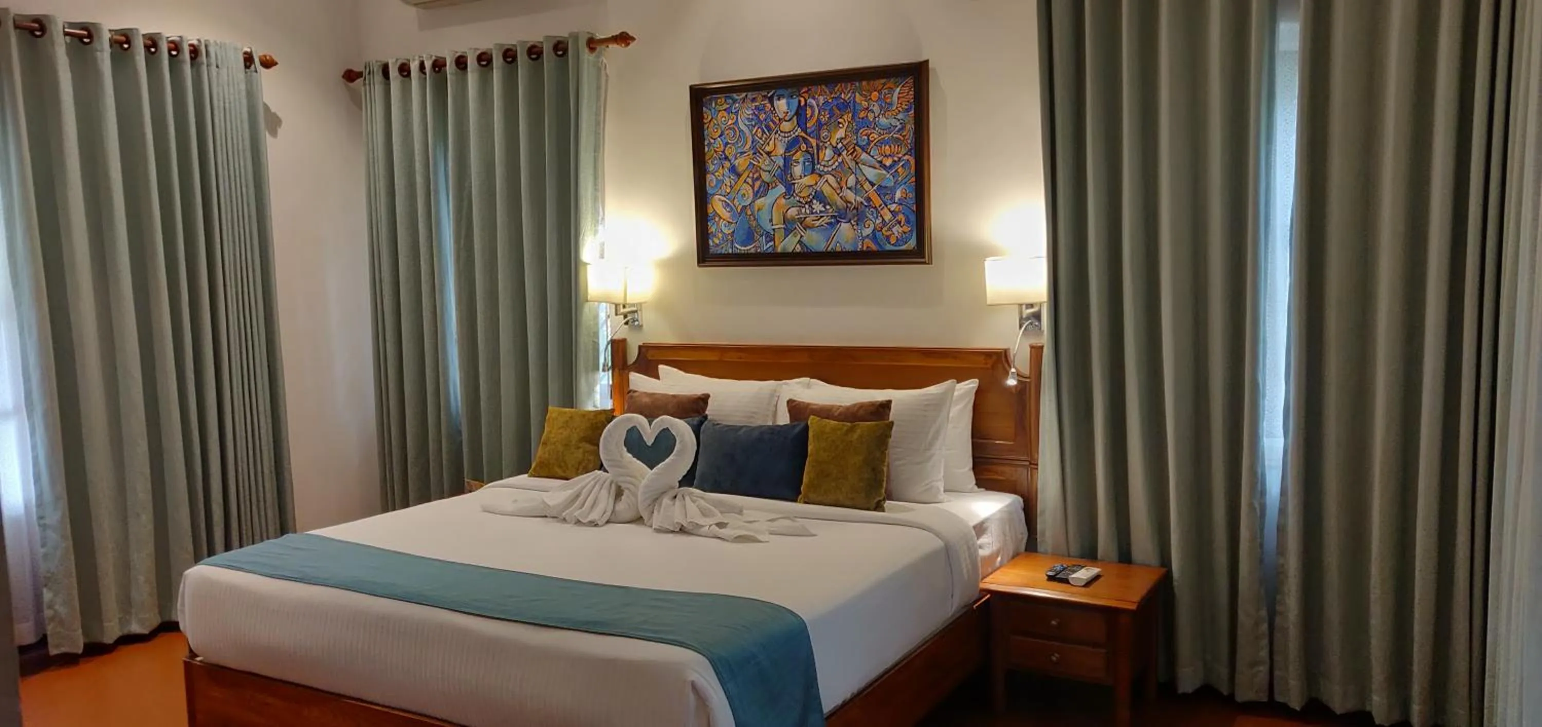 Photo of the whole room, Bed in Backwater Ripples Kumarakom