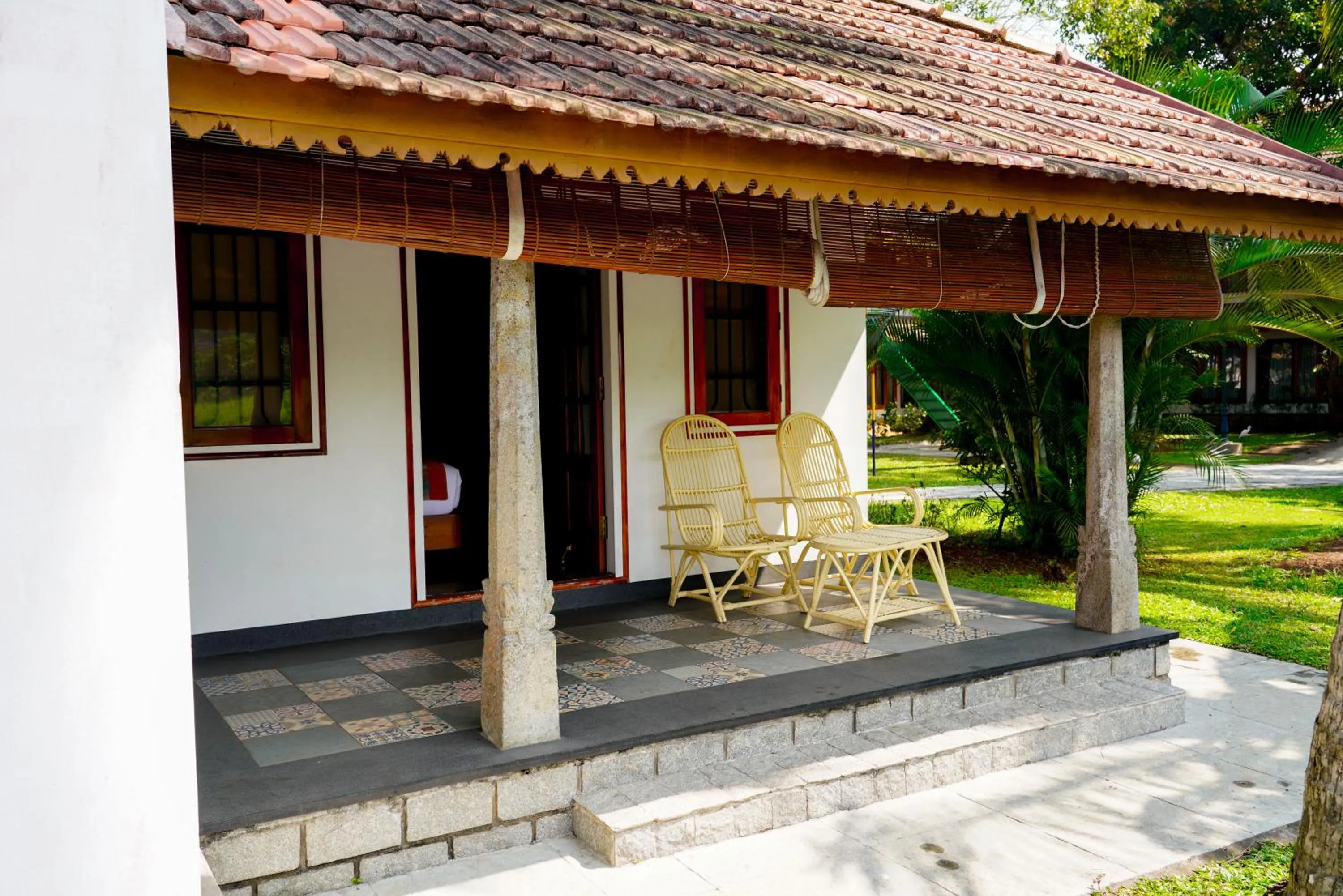 Garden view in Backwater Ripples Kumarakom