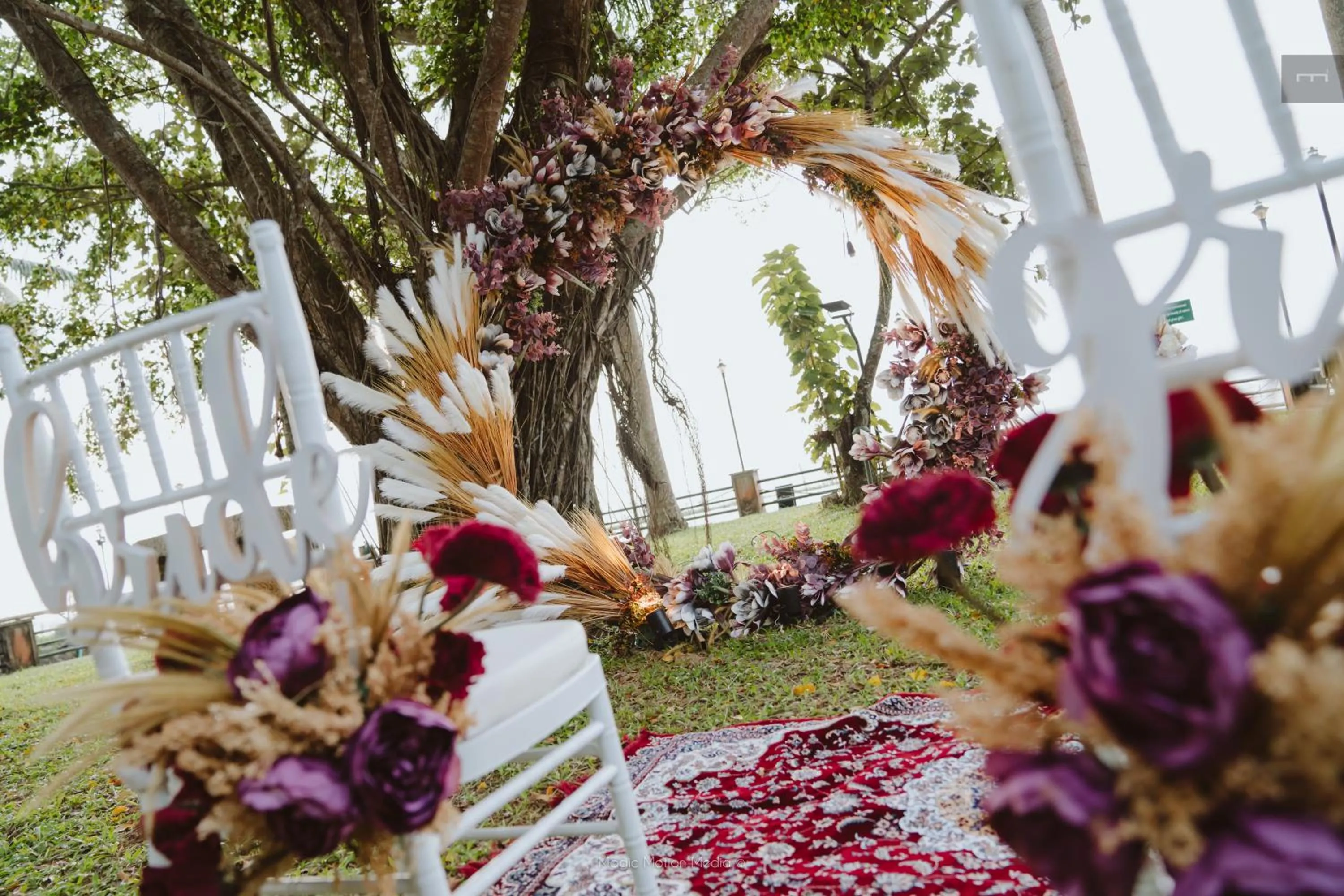 Garden view in Backwater Ripples Kumarakom