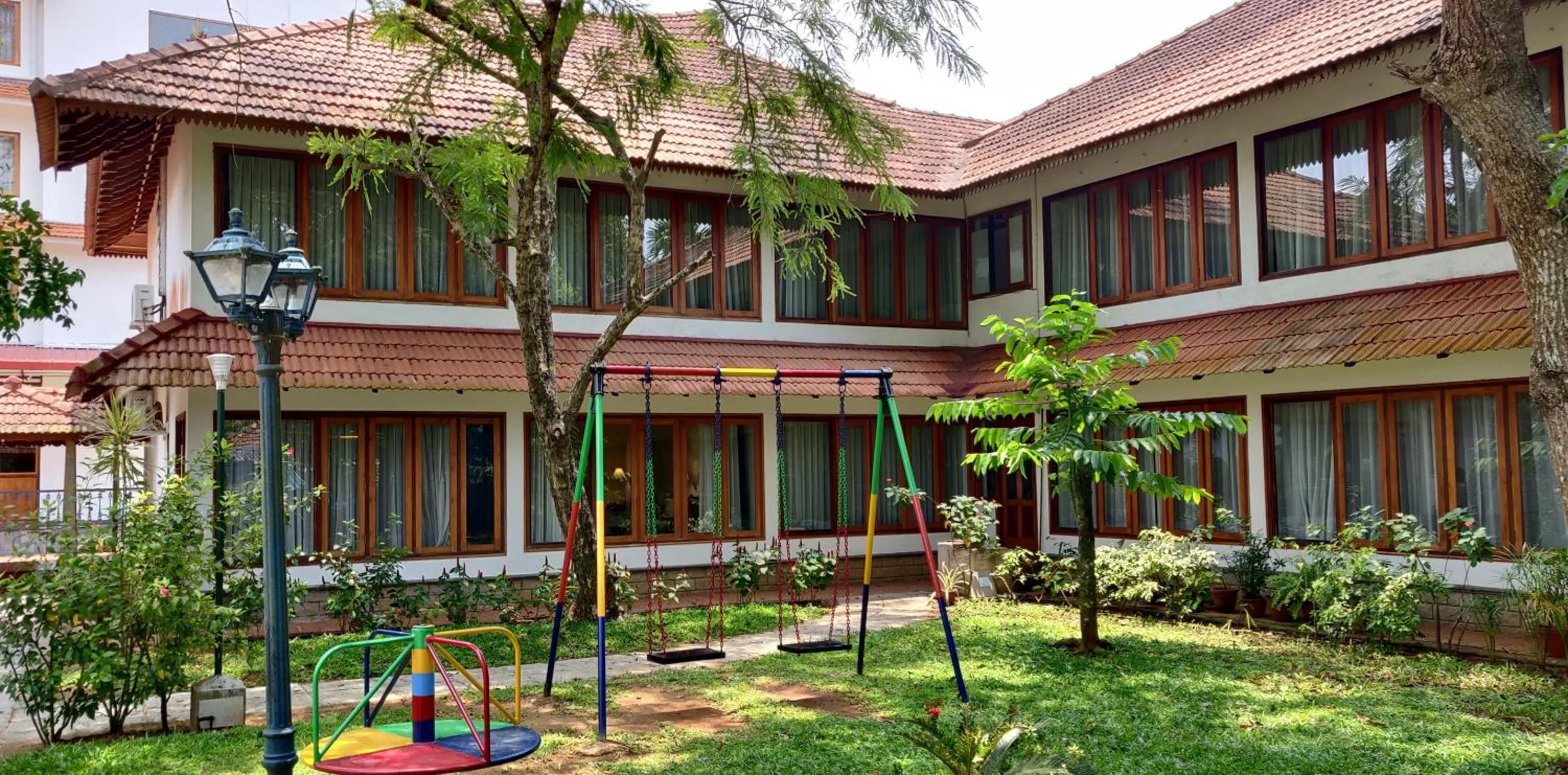 Garden view in Backwater Ripples Kumarakom