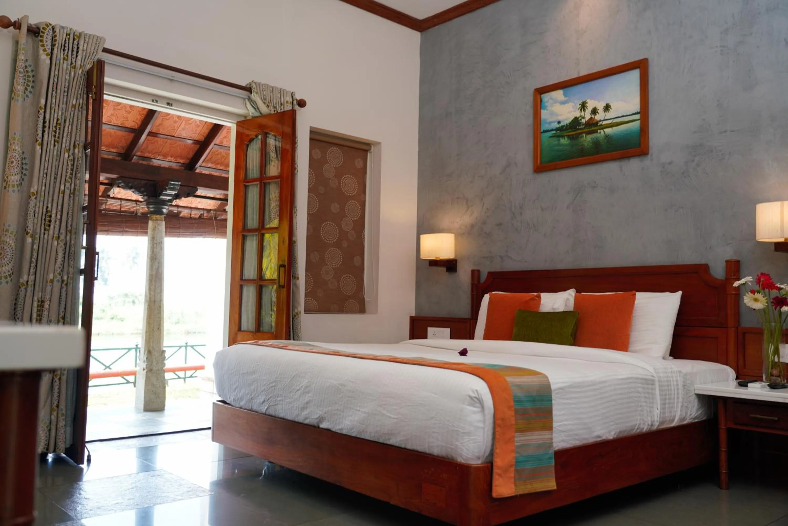 Photo of the whole room, Bed in Backwater Ripples Kumarakom