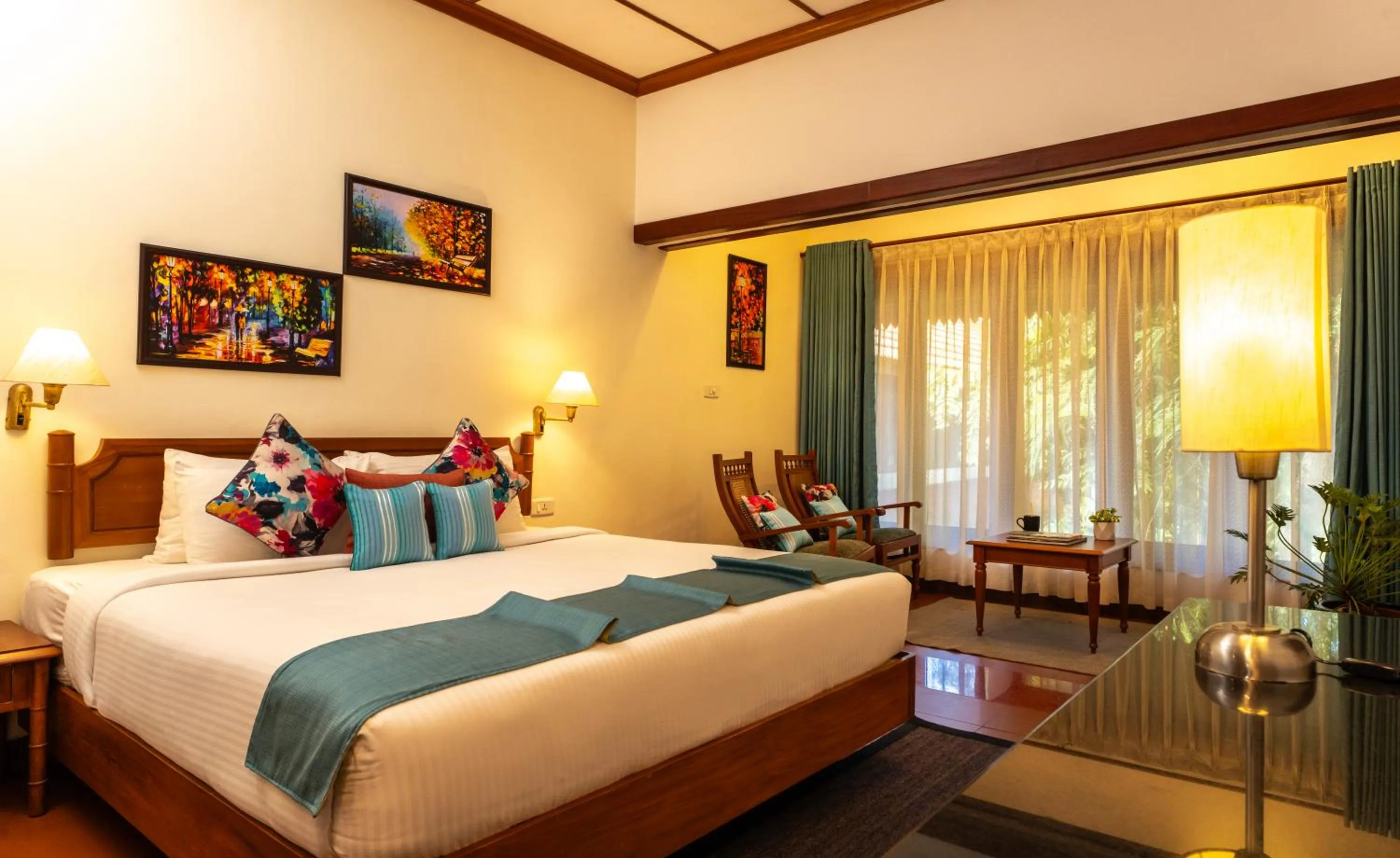 Bedroom, Bed in Backwater Ripples Kumarakom