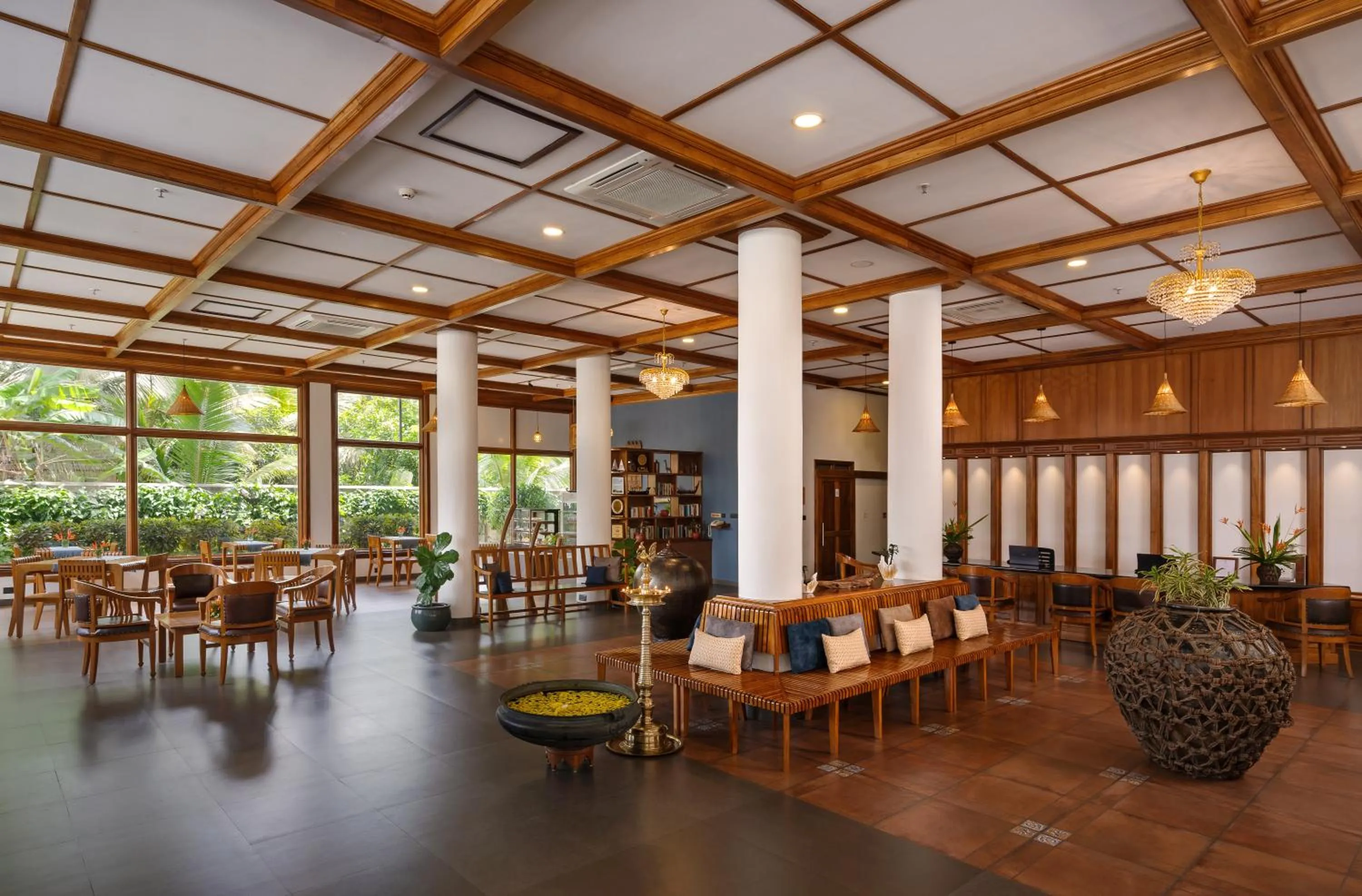 Lobby or reception in Backwater Ripples Kumarakom
