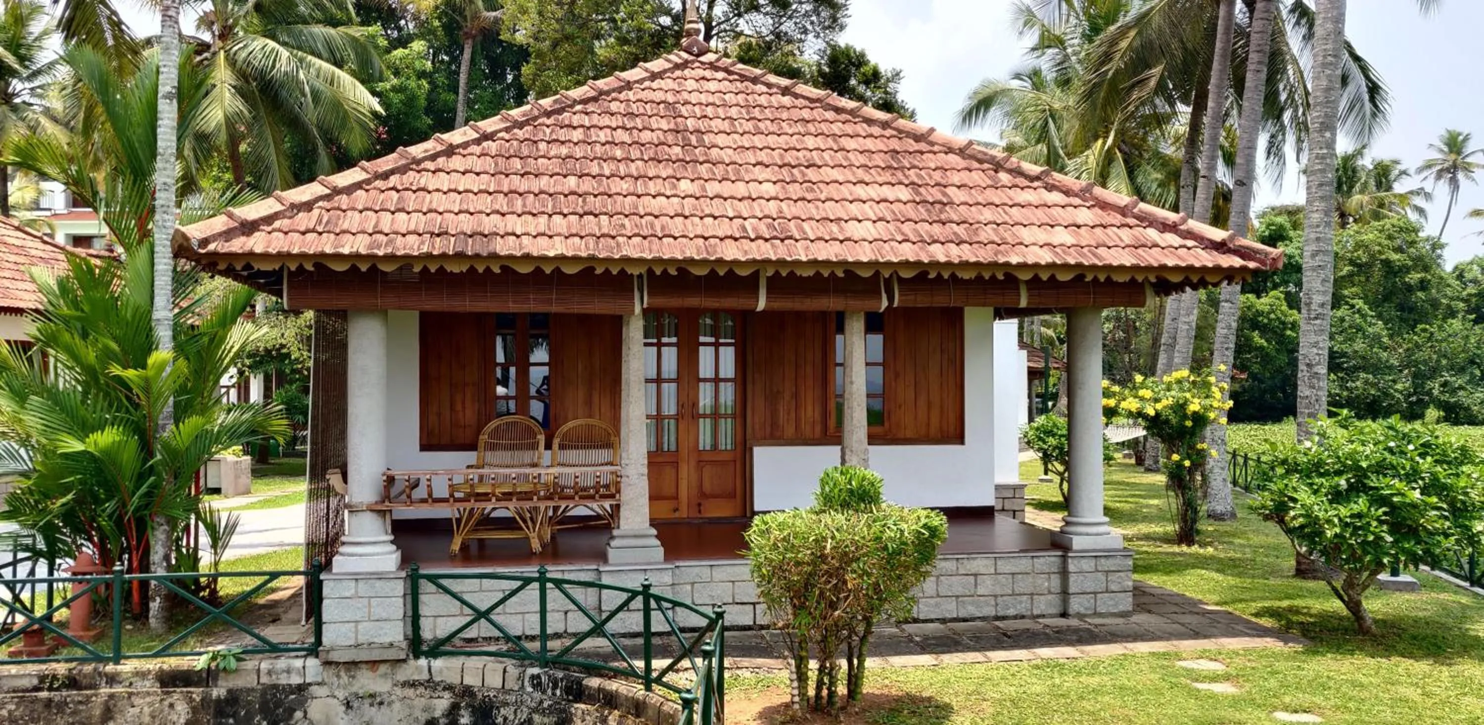 Garden view in Backwater Ripples Kumarakom