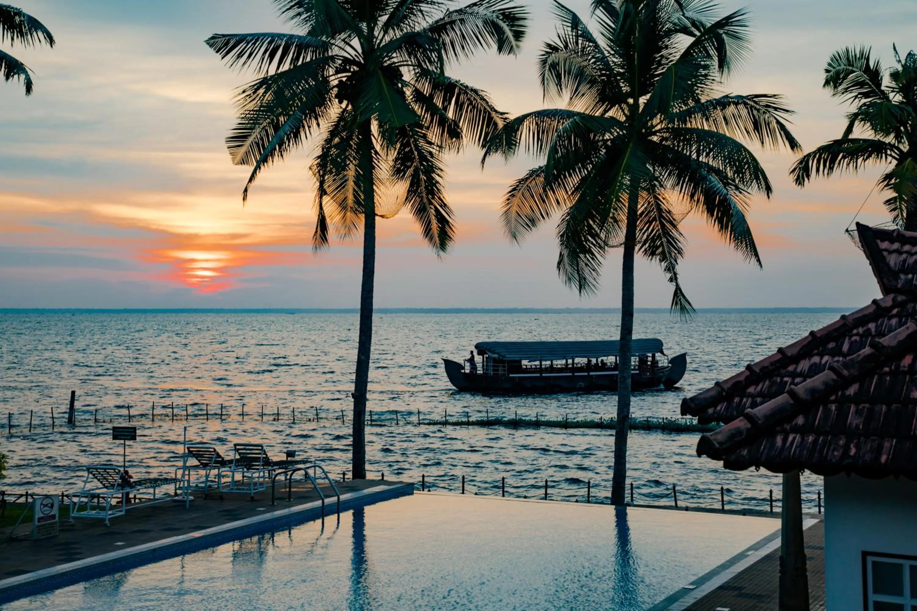 Lake view in Backwater Ripples Kumarakom