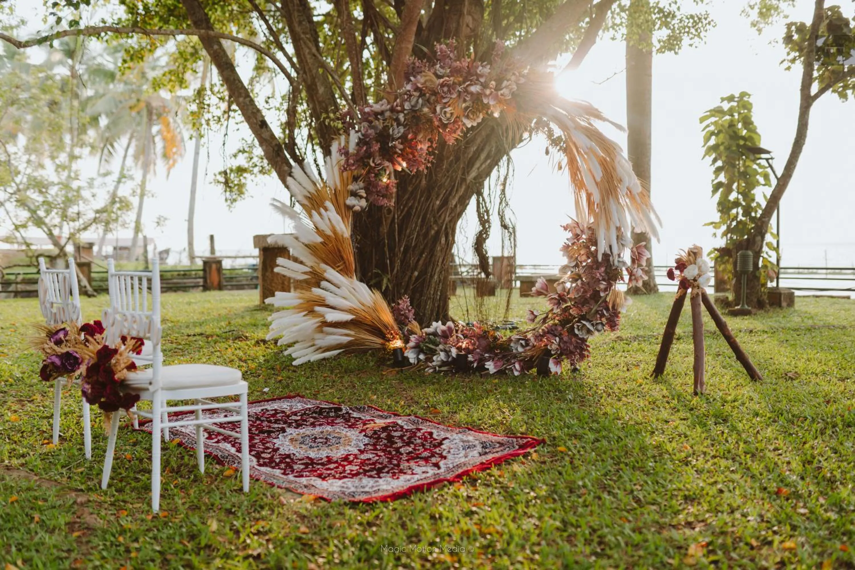 Garden view in Backwater Ripples Kumarakom