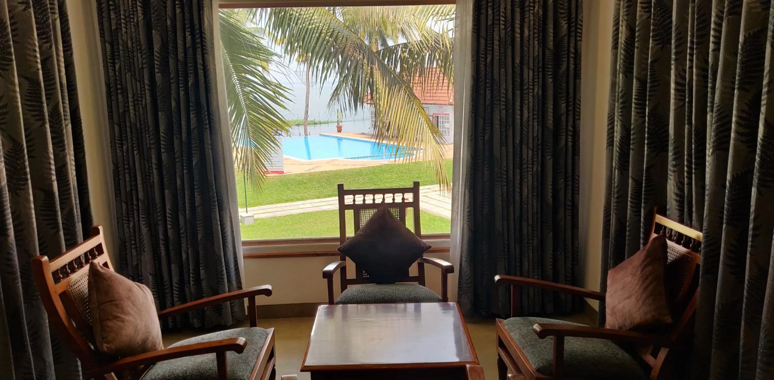 Garden view in Backwater Ripples Kumarakom