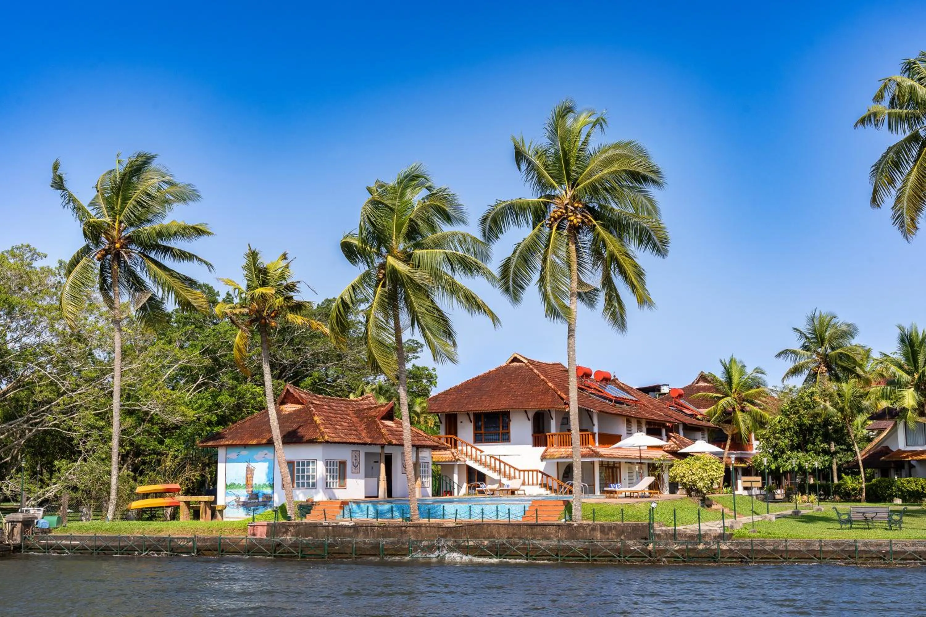 Property building in Backwater Ripples Kumarakom