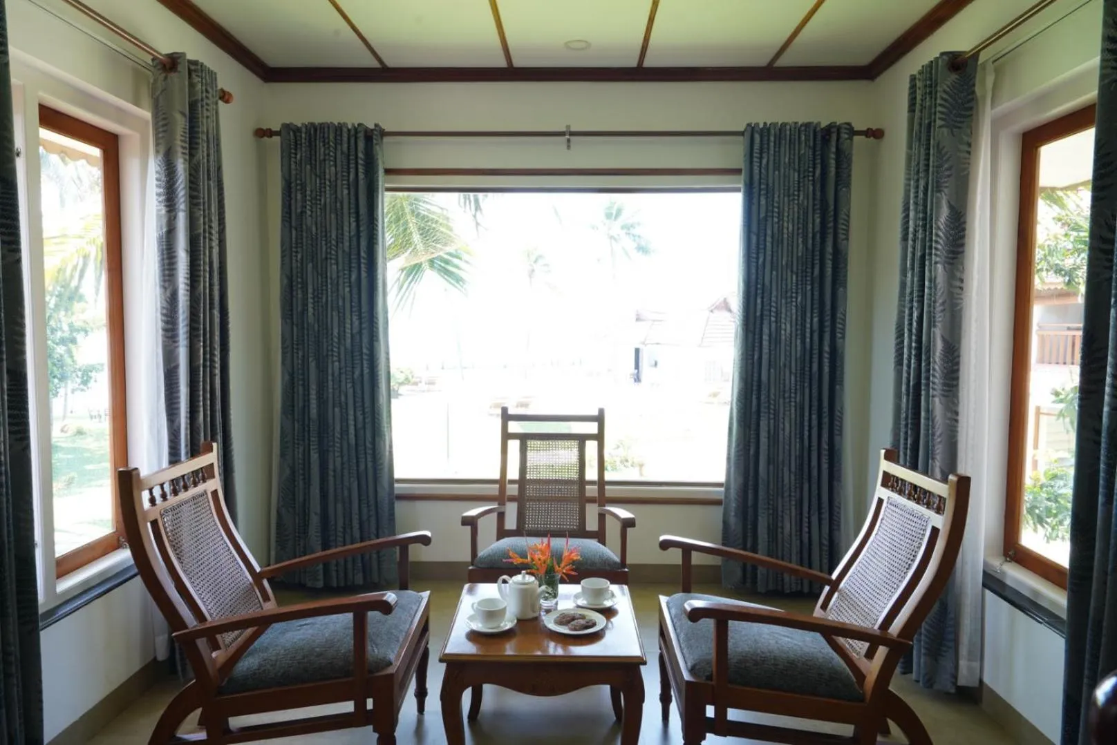 Living room in Backwater Ripples Kumarakom