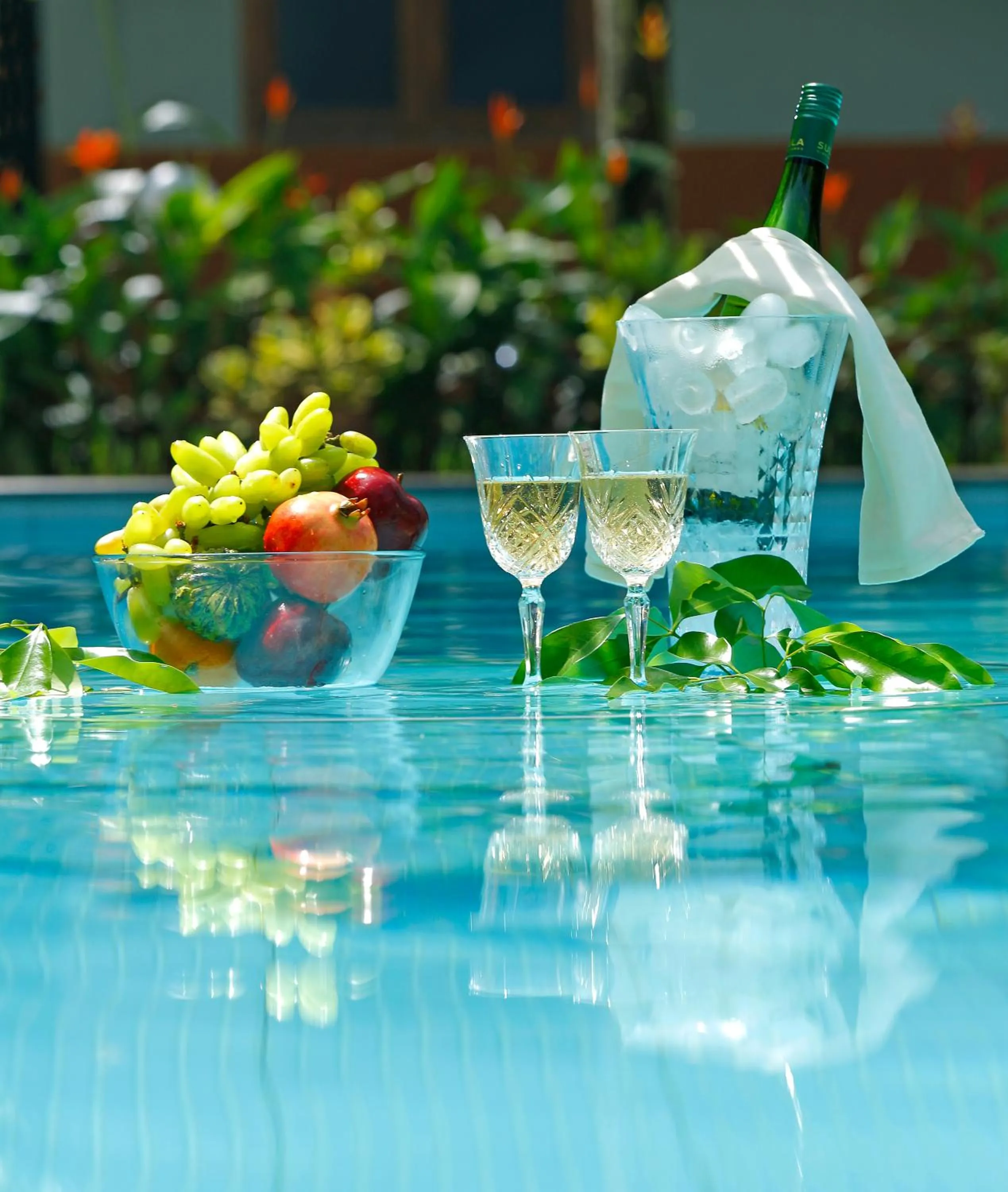 Swimming pool in Greenwoods Resort, Thekkady