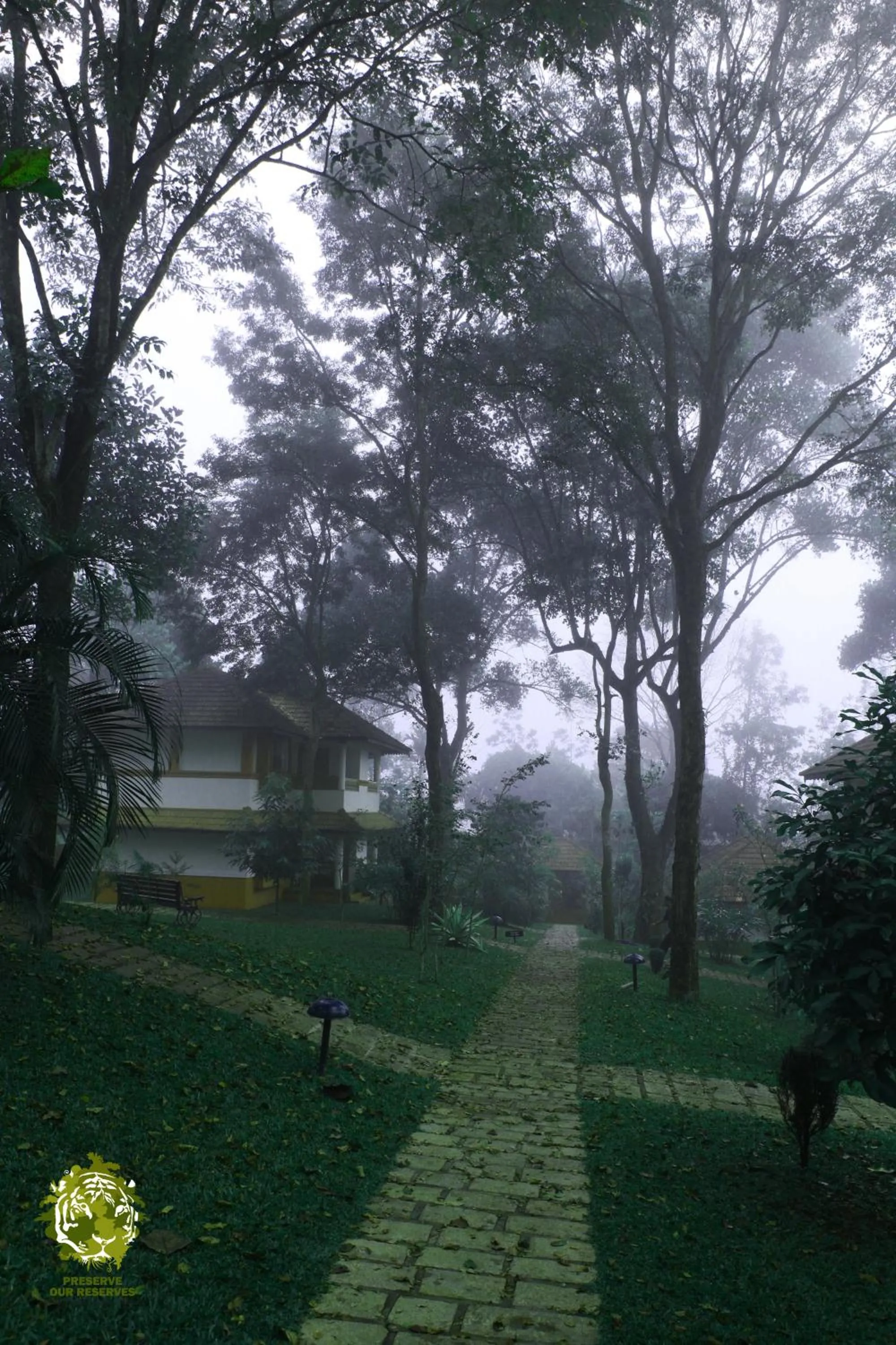 Facade/entrance in Greenwoods Resort, Thekkady