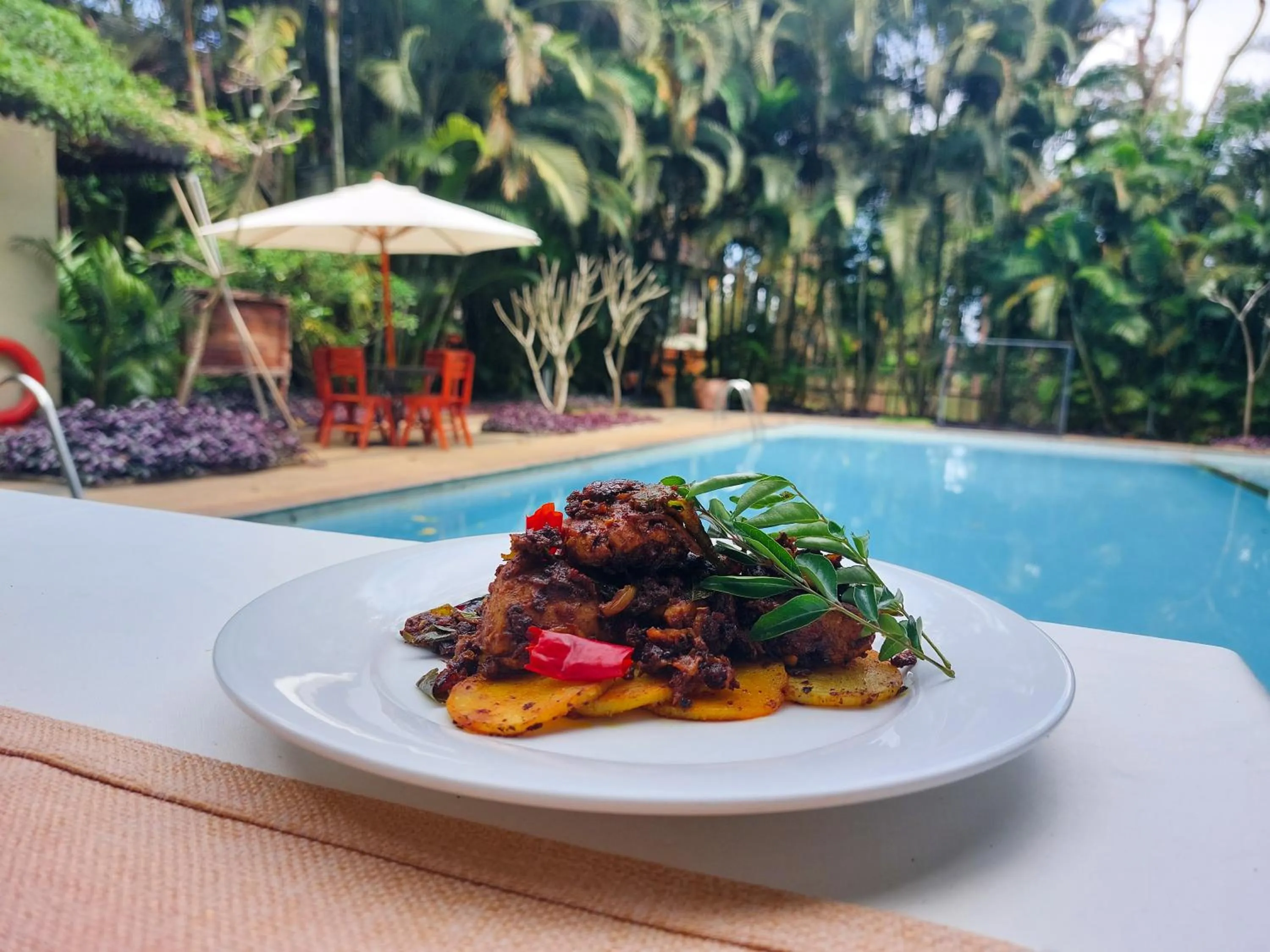 Food and drinks in Greenwoods Resort, Thekkady