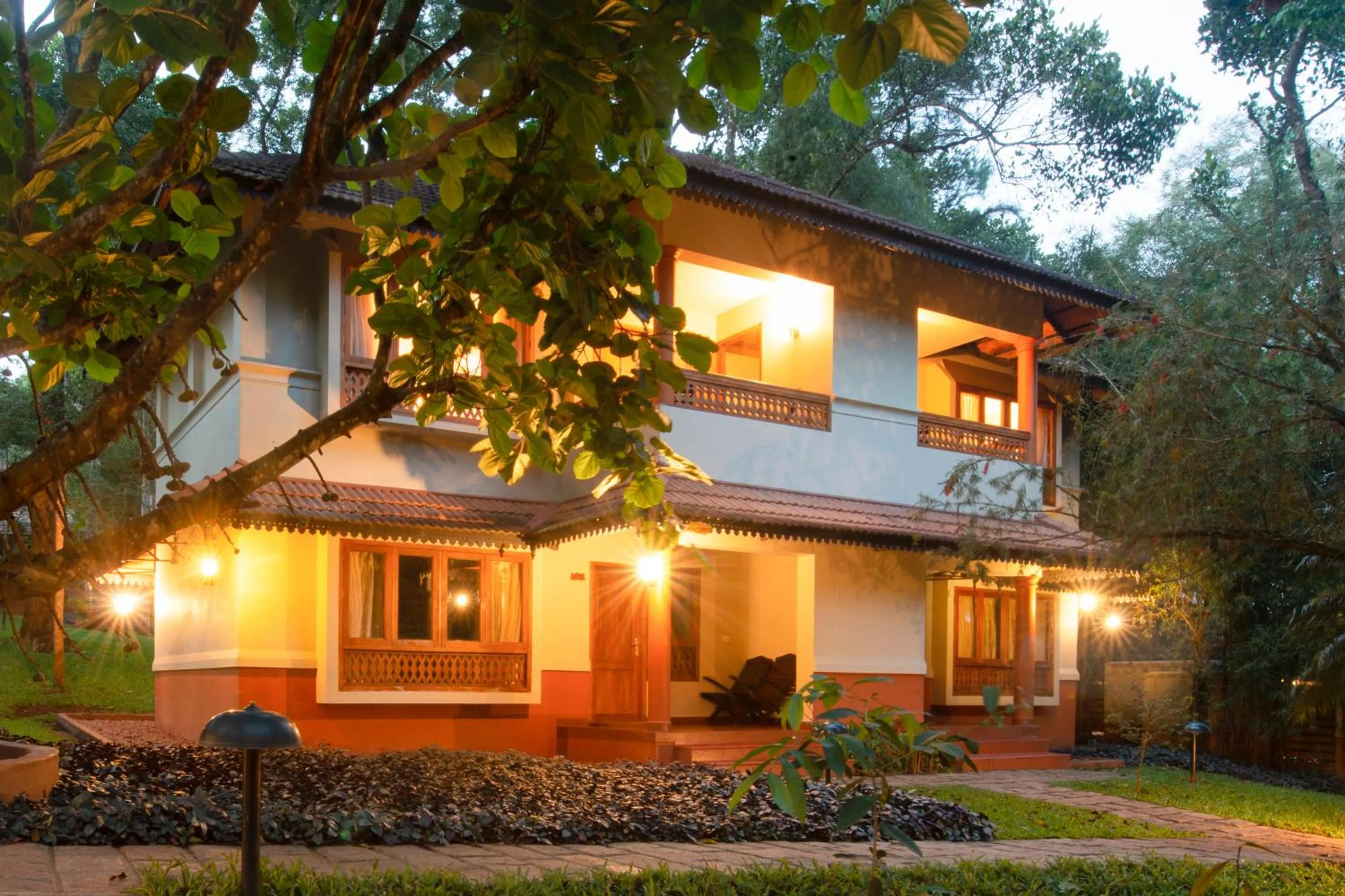 Property building in Greenwoods Resort, Thekkady