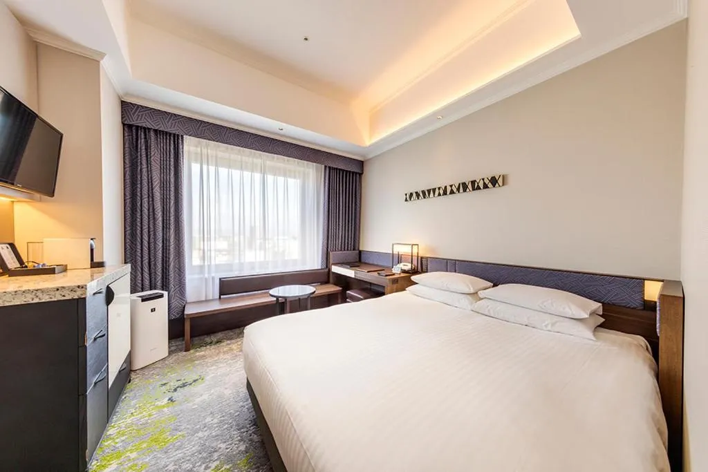 Photo of the whole room, Bed in Hotel Nikko Kumamoto