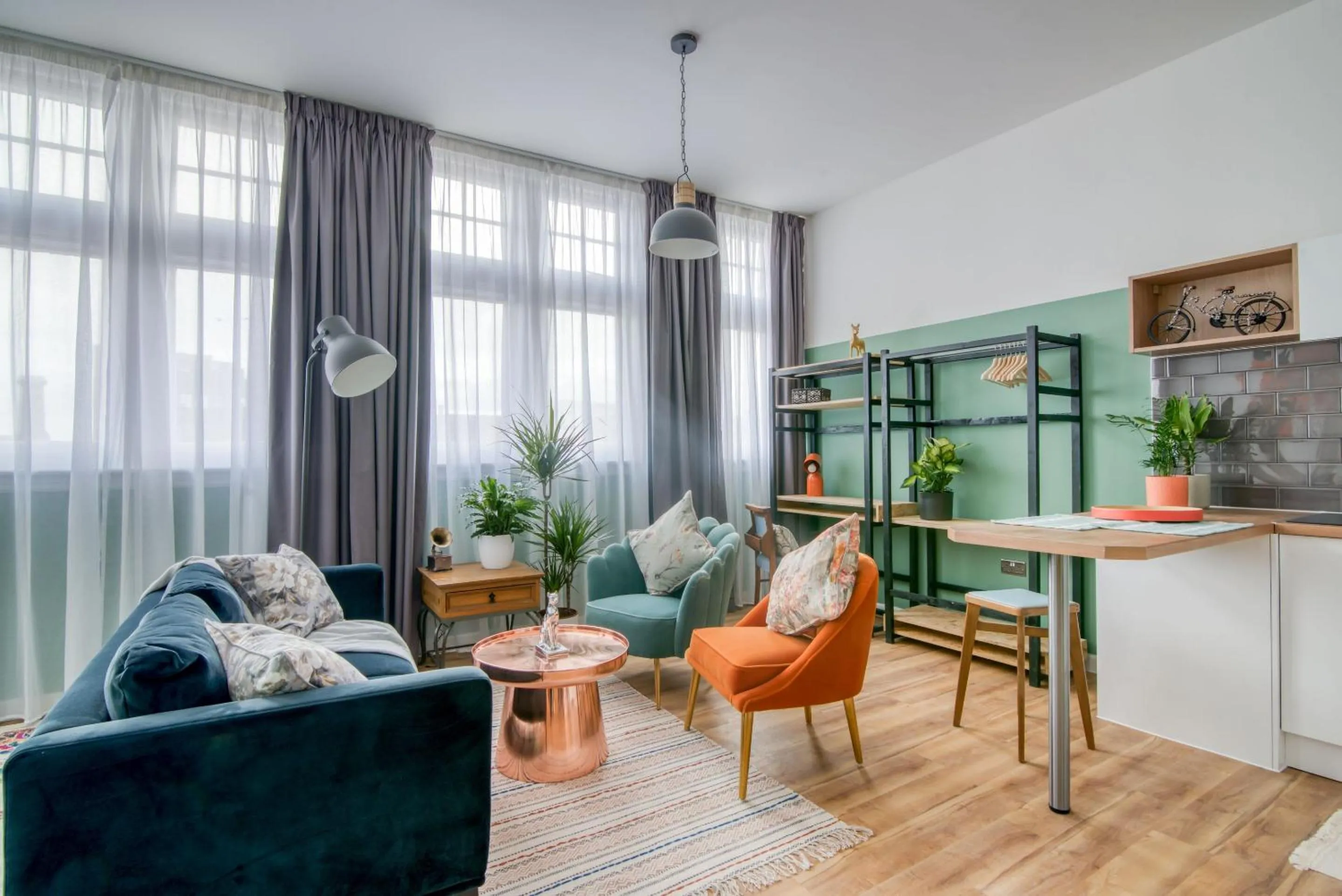 Seating area in PH Hostel Birmingham