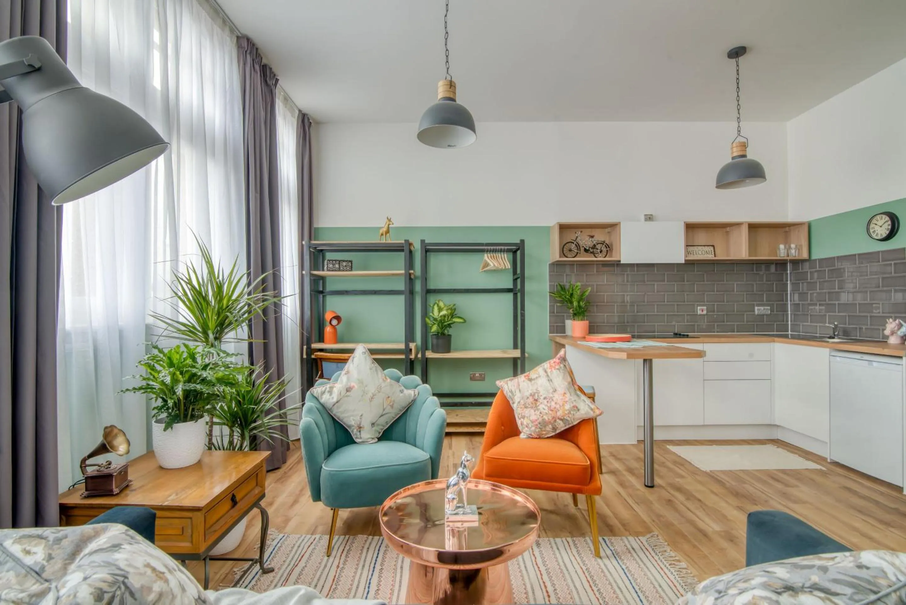 Seating area in PH Hostel Birmingham