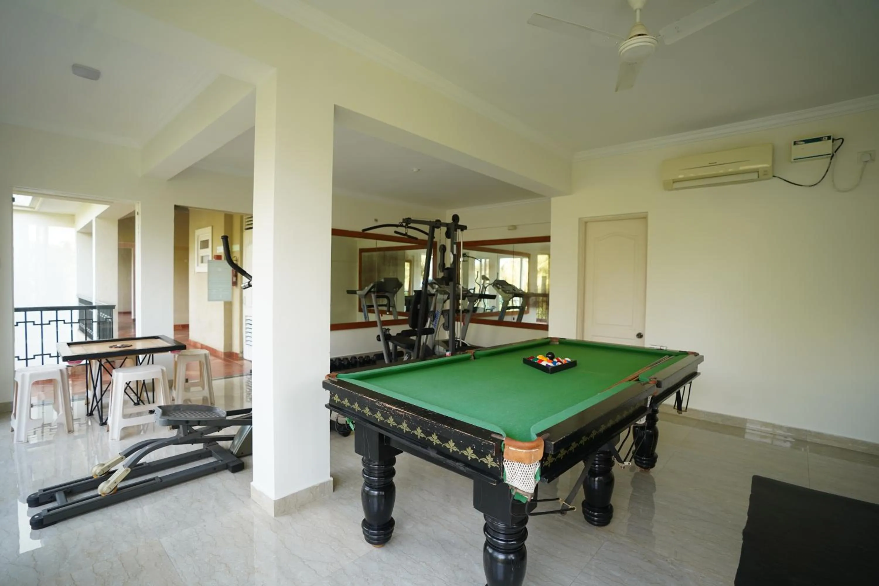 Fitness centre/facilities in Bellagio Rezidencia 1 BHK Service Apartments