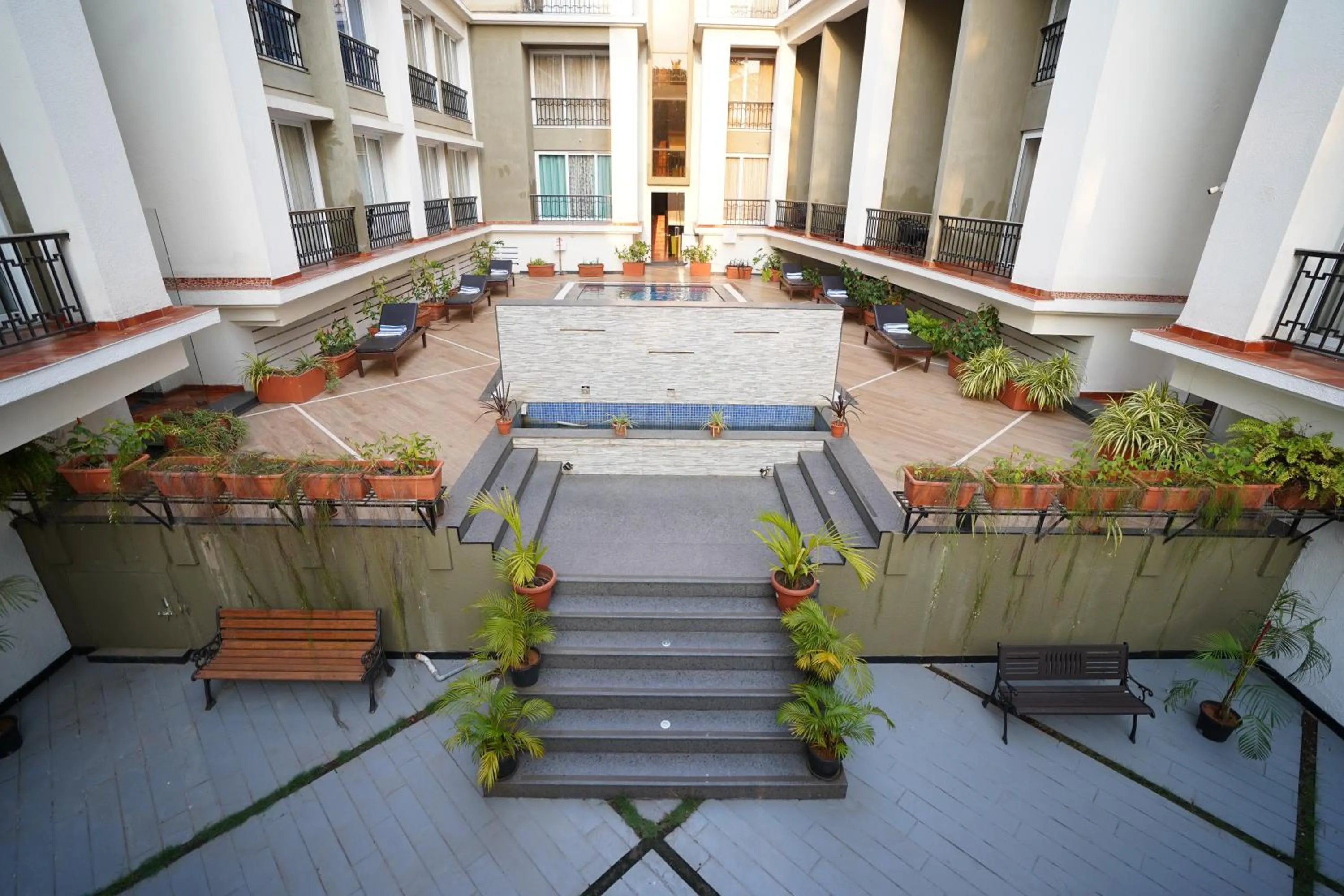 View (from property/room) in Bellagio Rezidencia 1 BHK Service Apartments