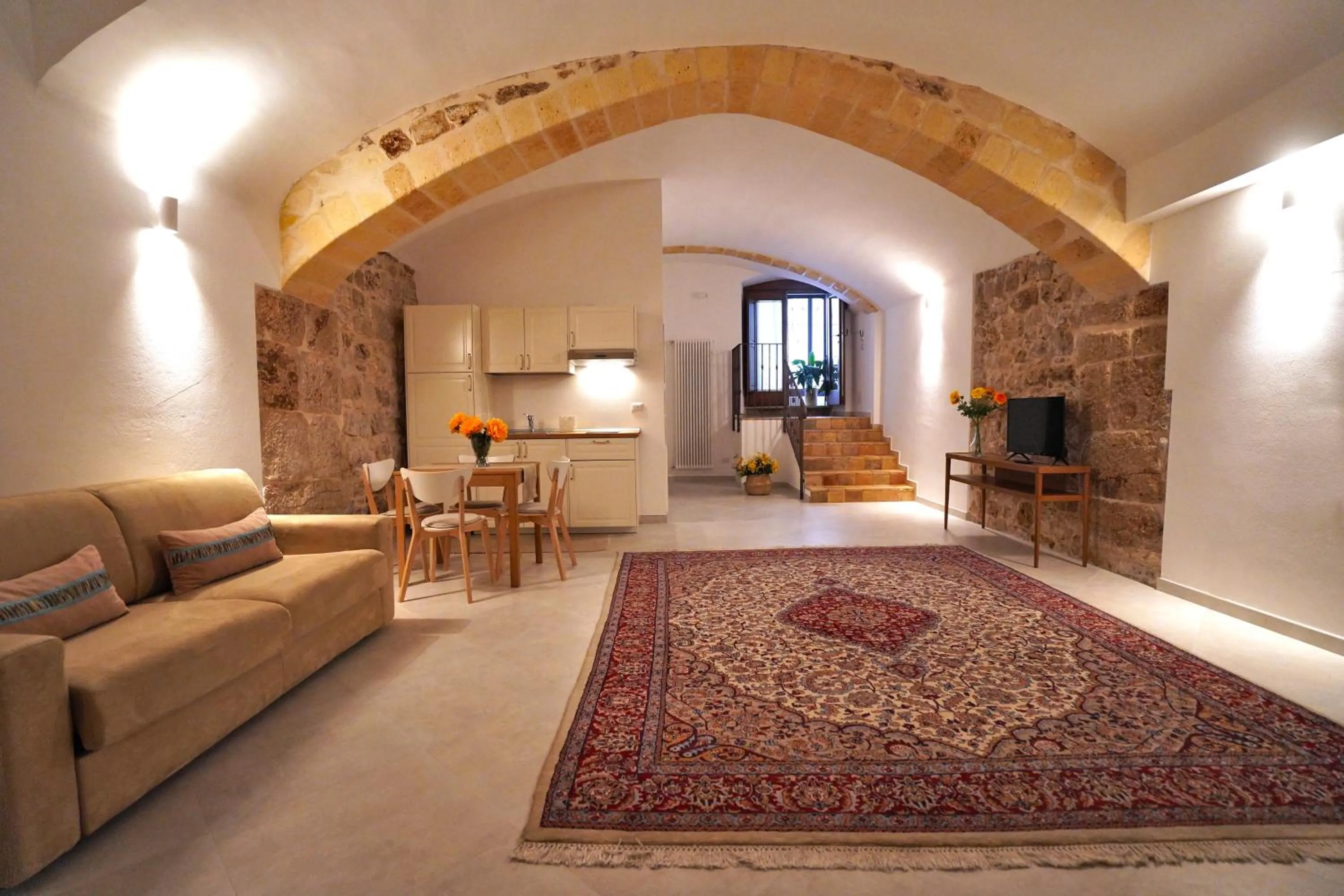 Living room in Malandrì B&B