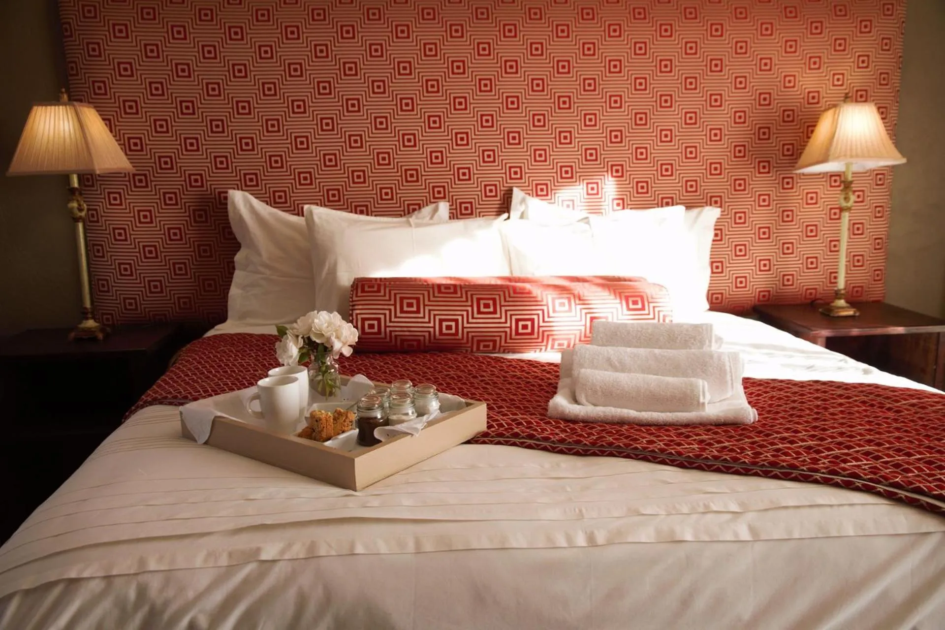 Bed in Grasslands Conference and Wedding Venue