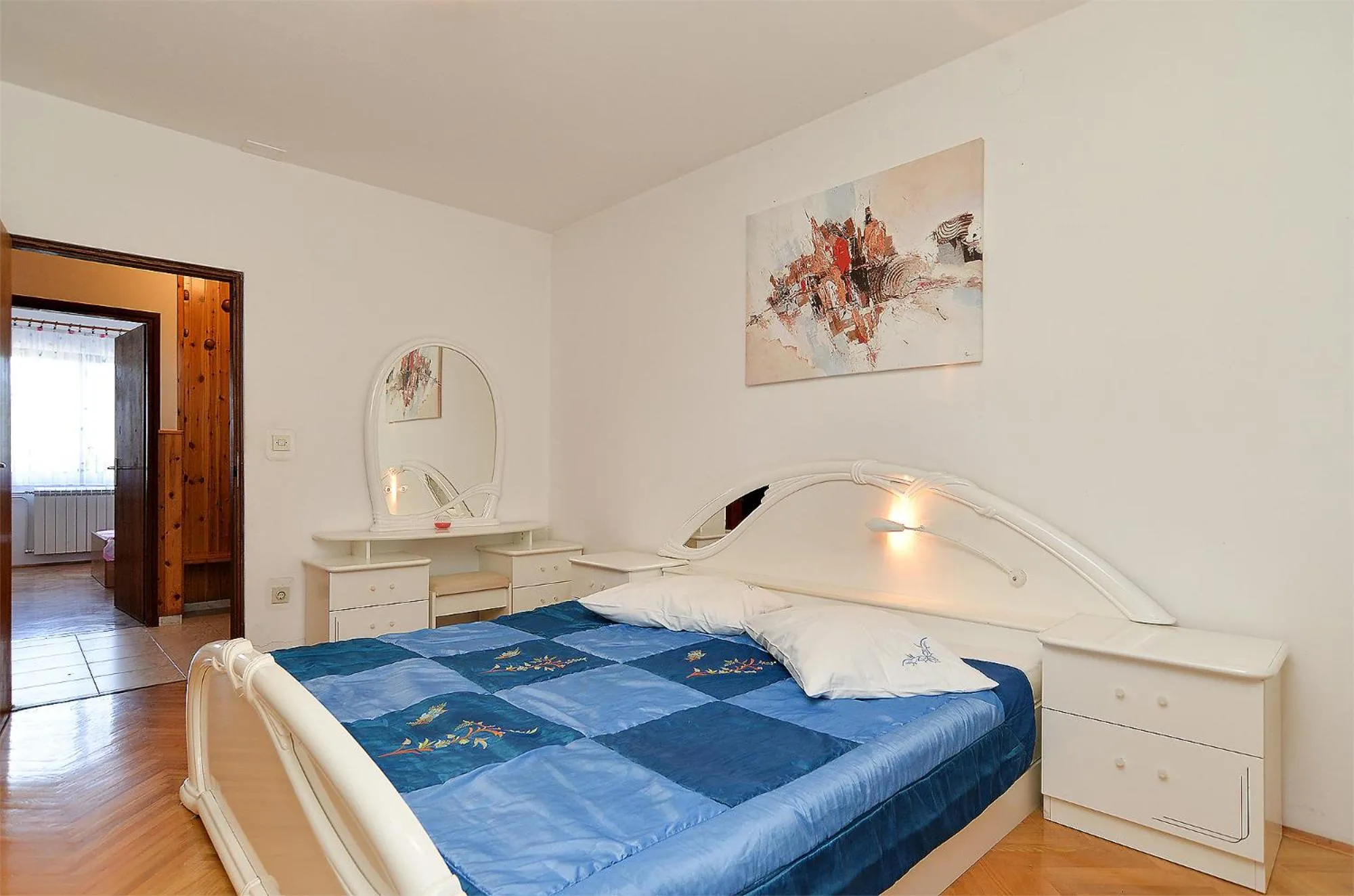 Bed in Apartments Irena 531