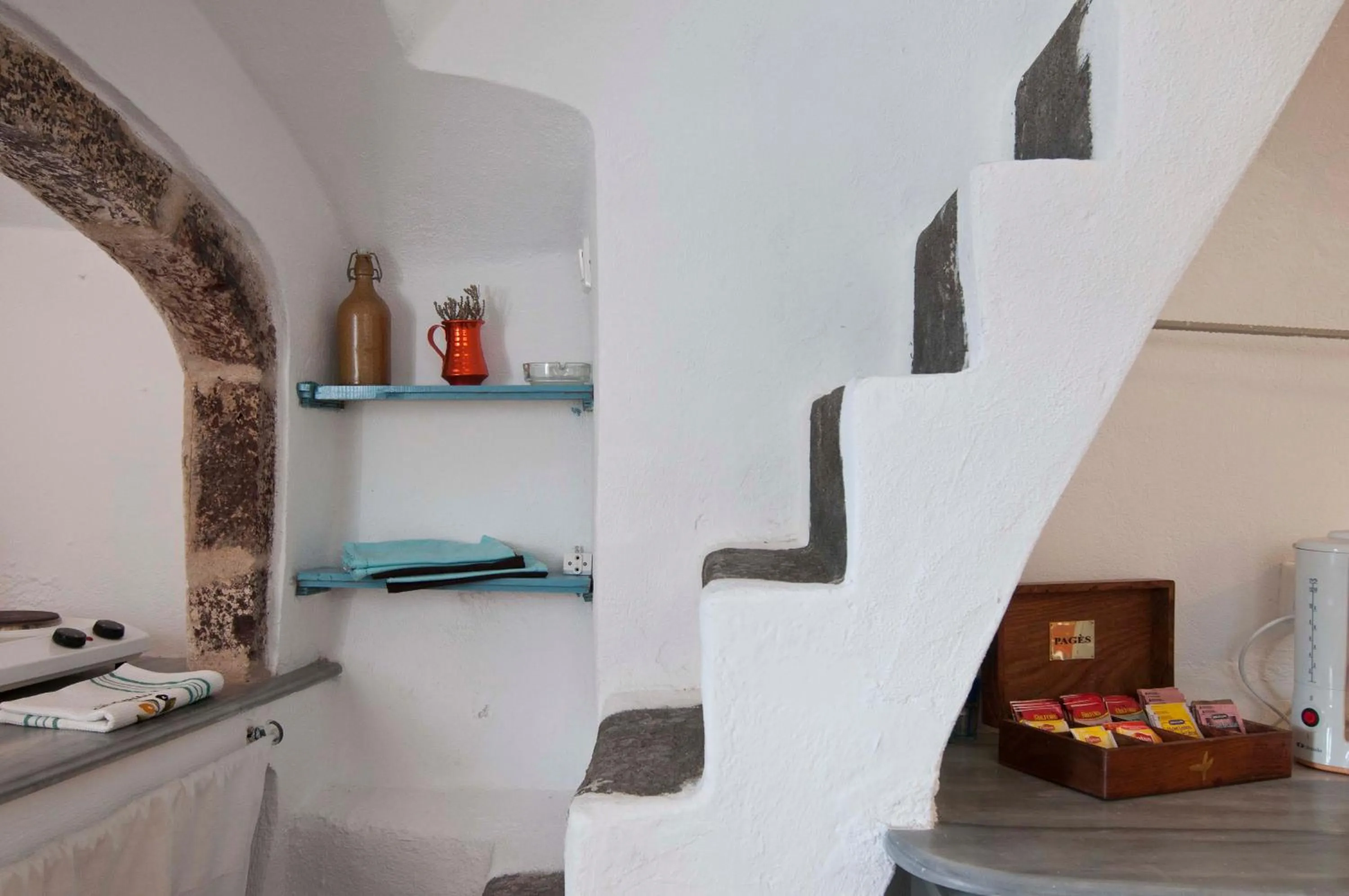 Kitchen or kitchenette in Zoe Aegeas Traditional houses