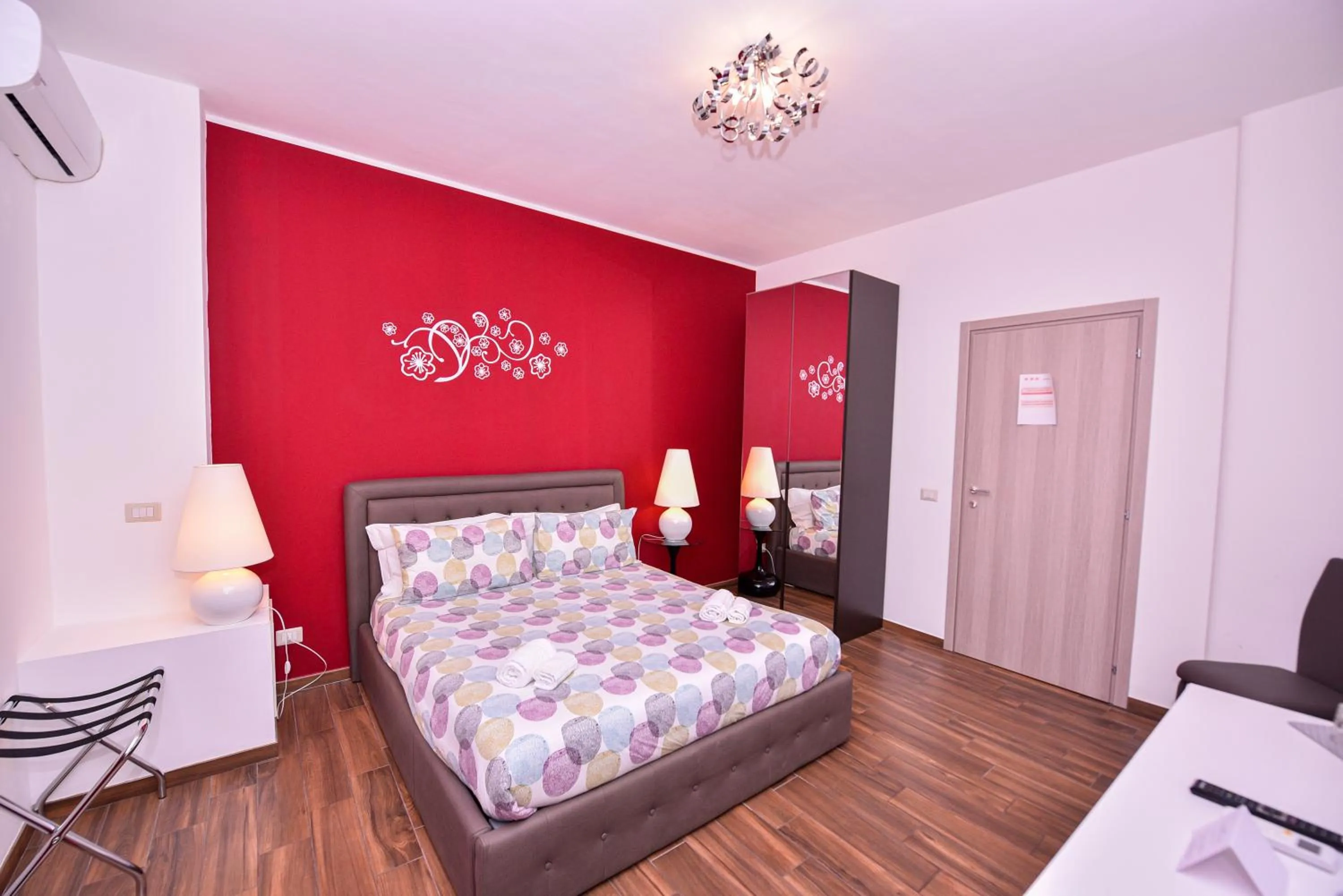 Bed in Symposium Bed&Breakfast