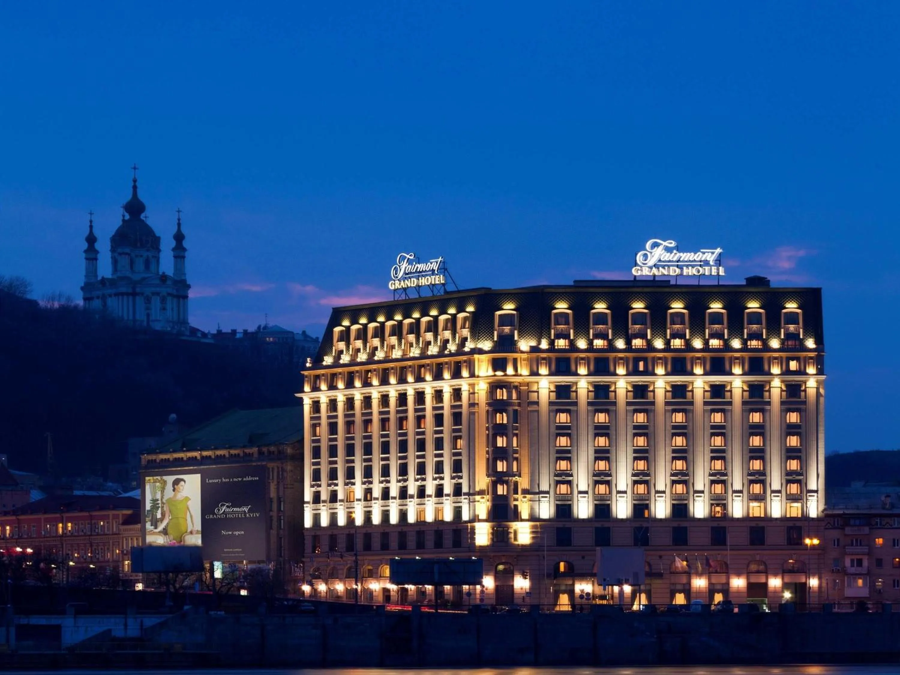 Property building in Fairmont Grand Hotel Kyiv