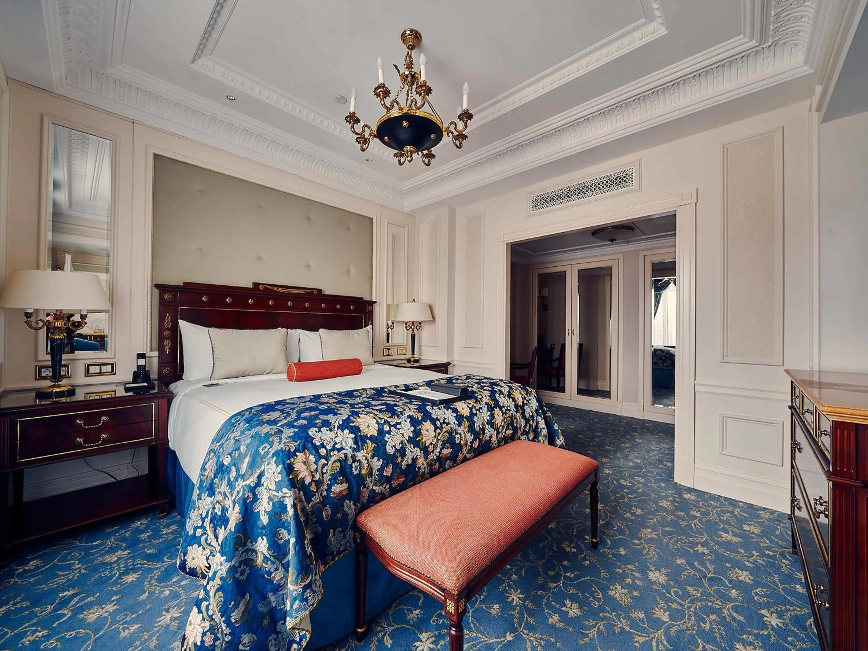 Bedroom, Bed in Fairmont Grand Hotel Kyiv