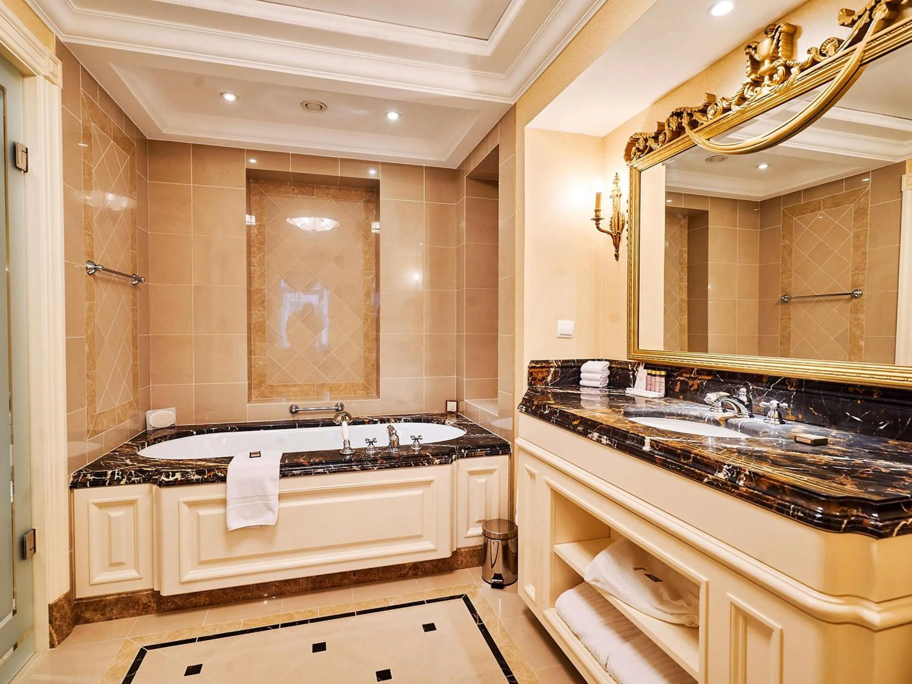 One Bedroom King Suite with City View in Fairmont Grand Hotel Kyiv