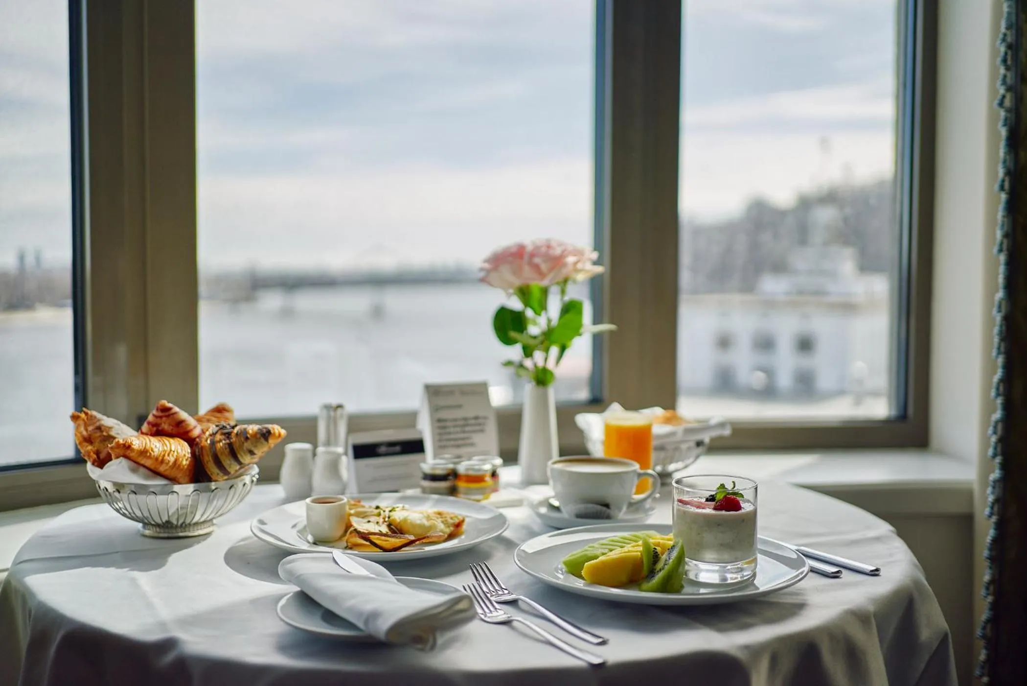 Breakfast in Fairmont Grand Hotel Kyiv