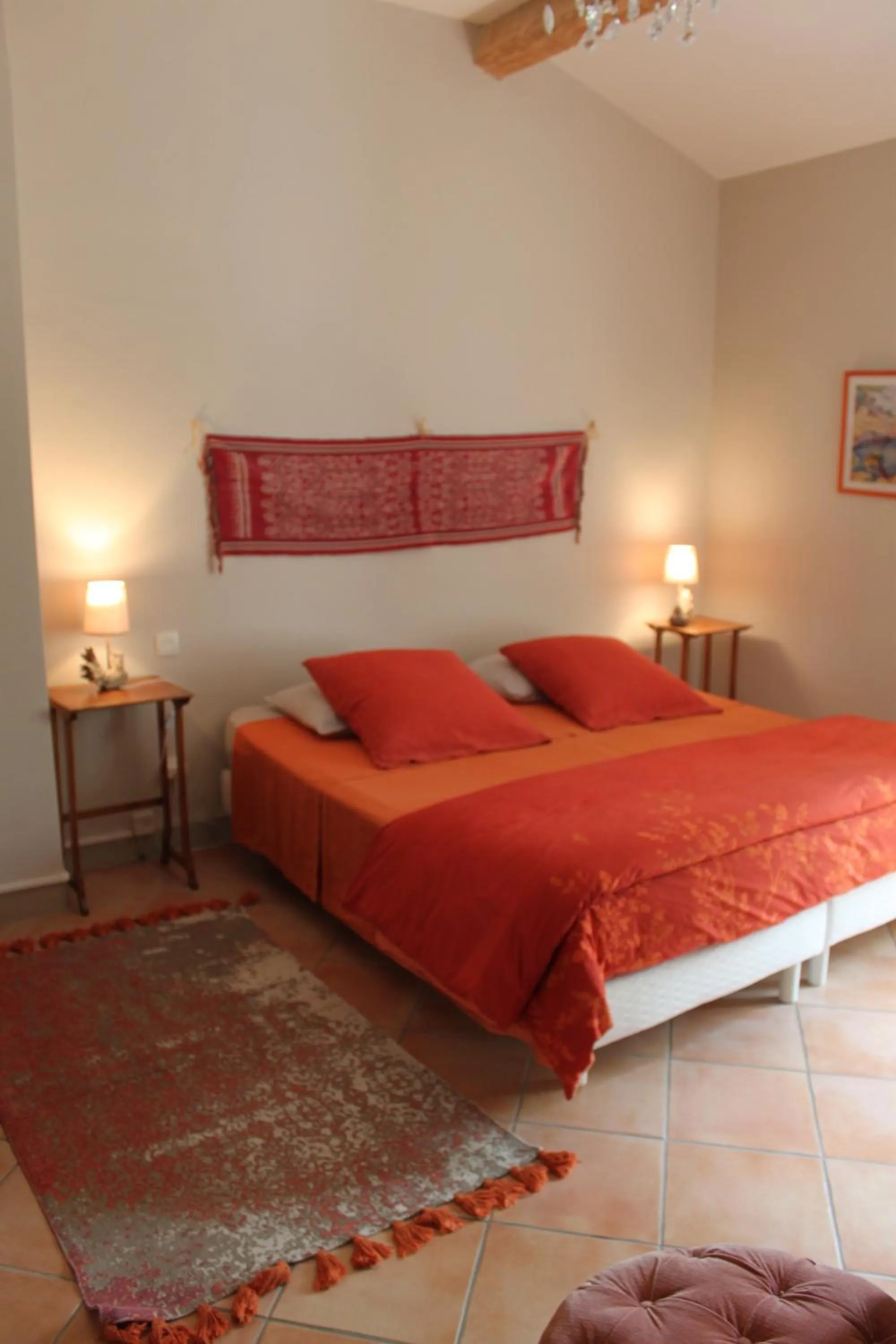 Bedroom, Bed in Domaine de Manteau-Bleu