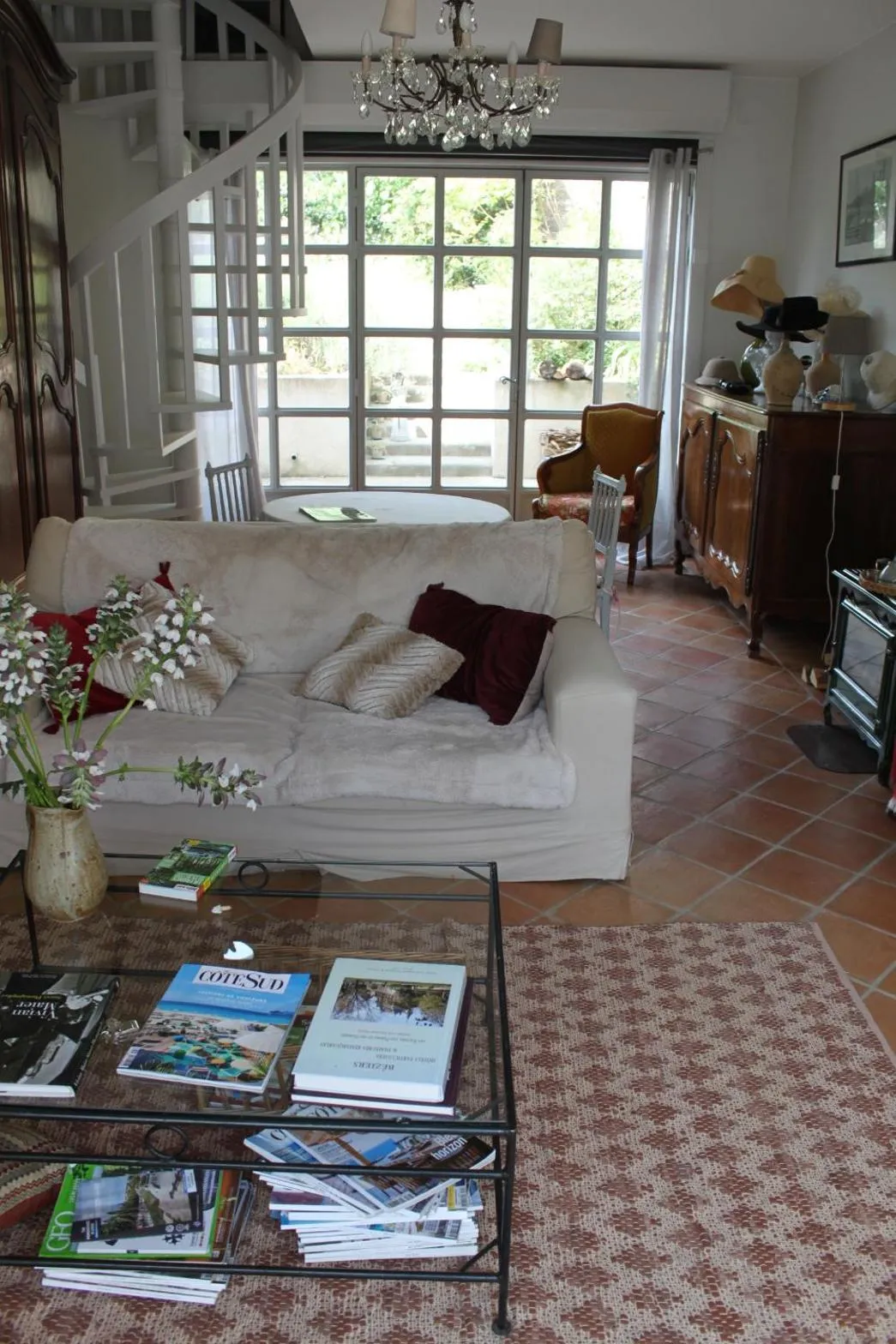 Living room in Domaine de Manteau-Bleu