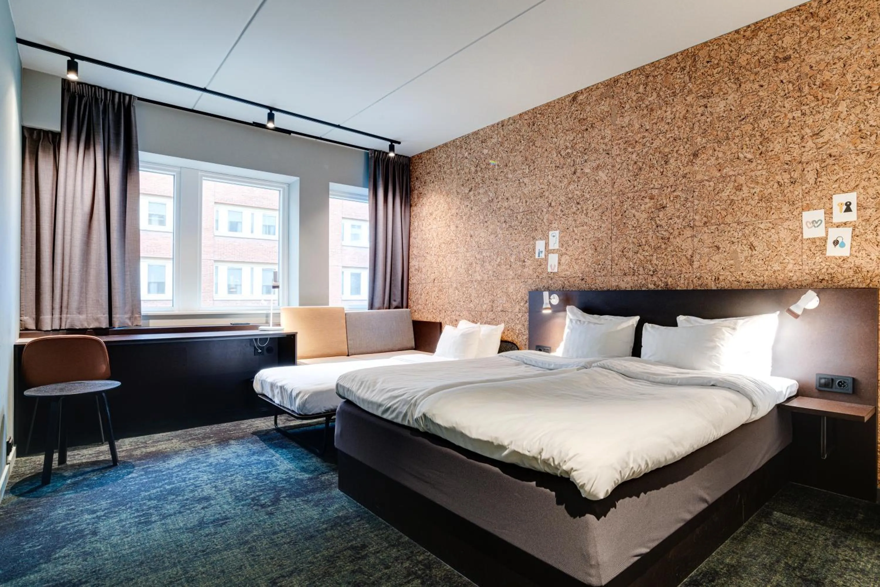 Bedroom, Bed in Comfort Hotel Kista