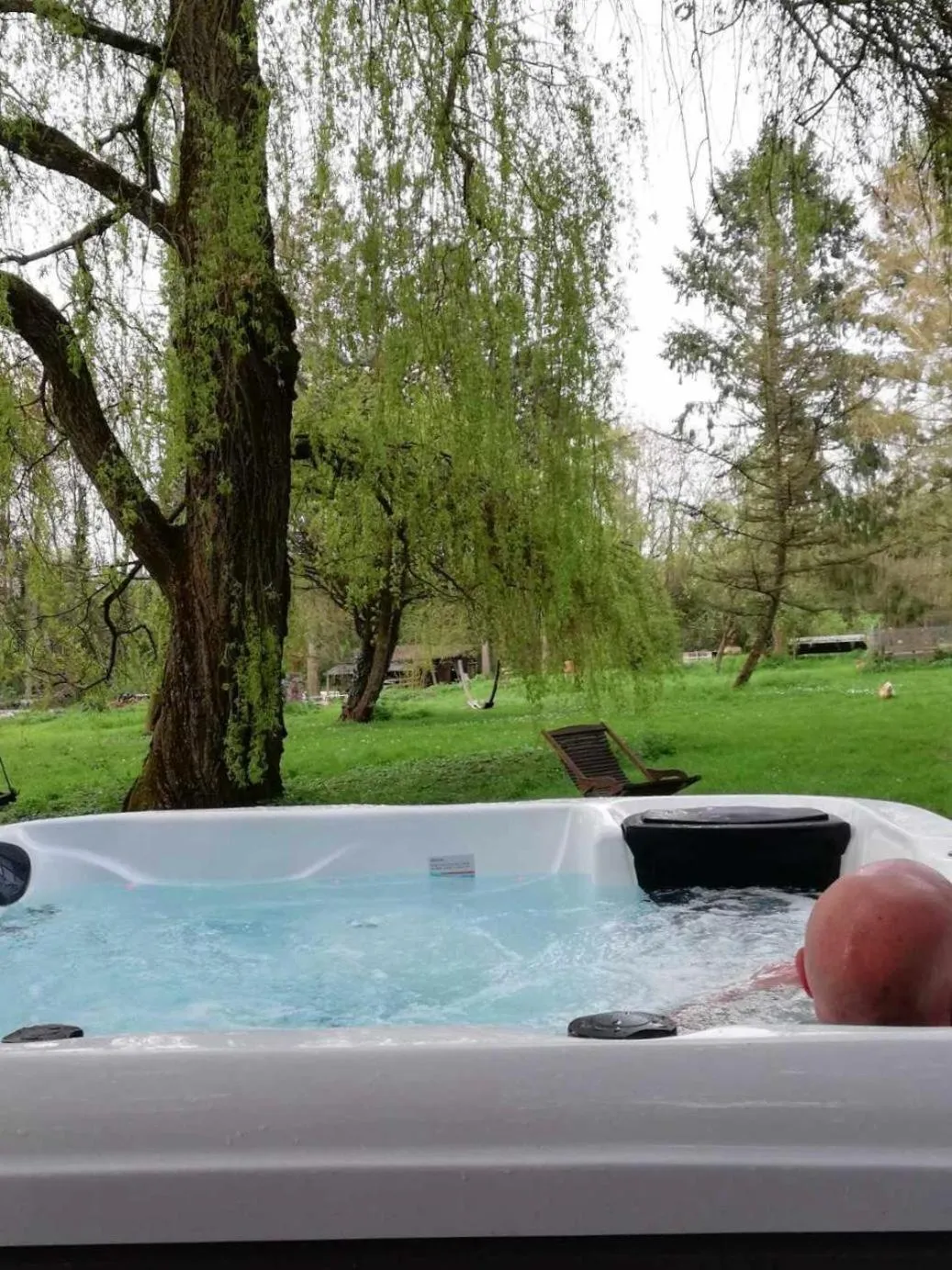 Hot Tub in Chambre d'hôtes du Moulin de Landonvillers