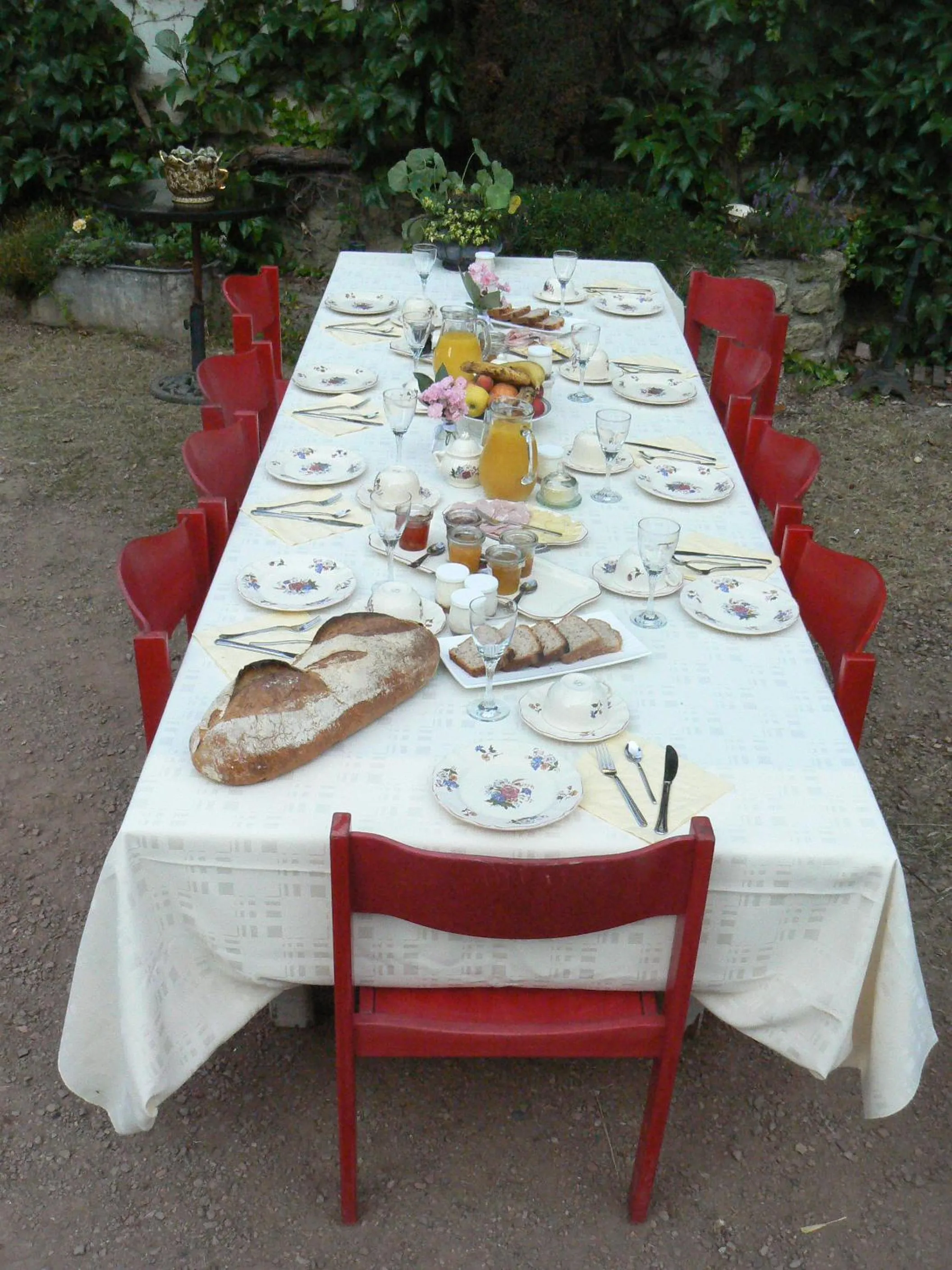 Balcony/Terrace in Chambre d'hôtes du Moulin de Landonvillers