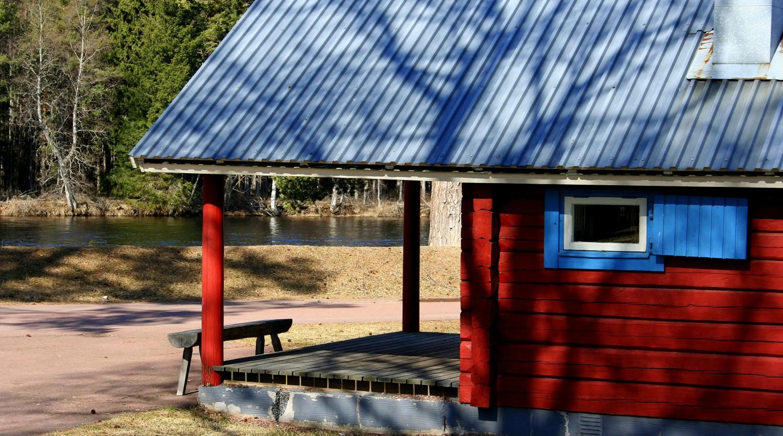 Facade/entrance in Älvdalens Camping