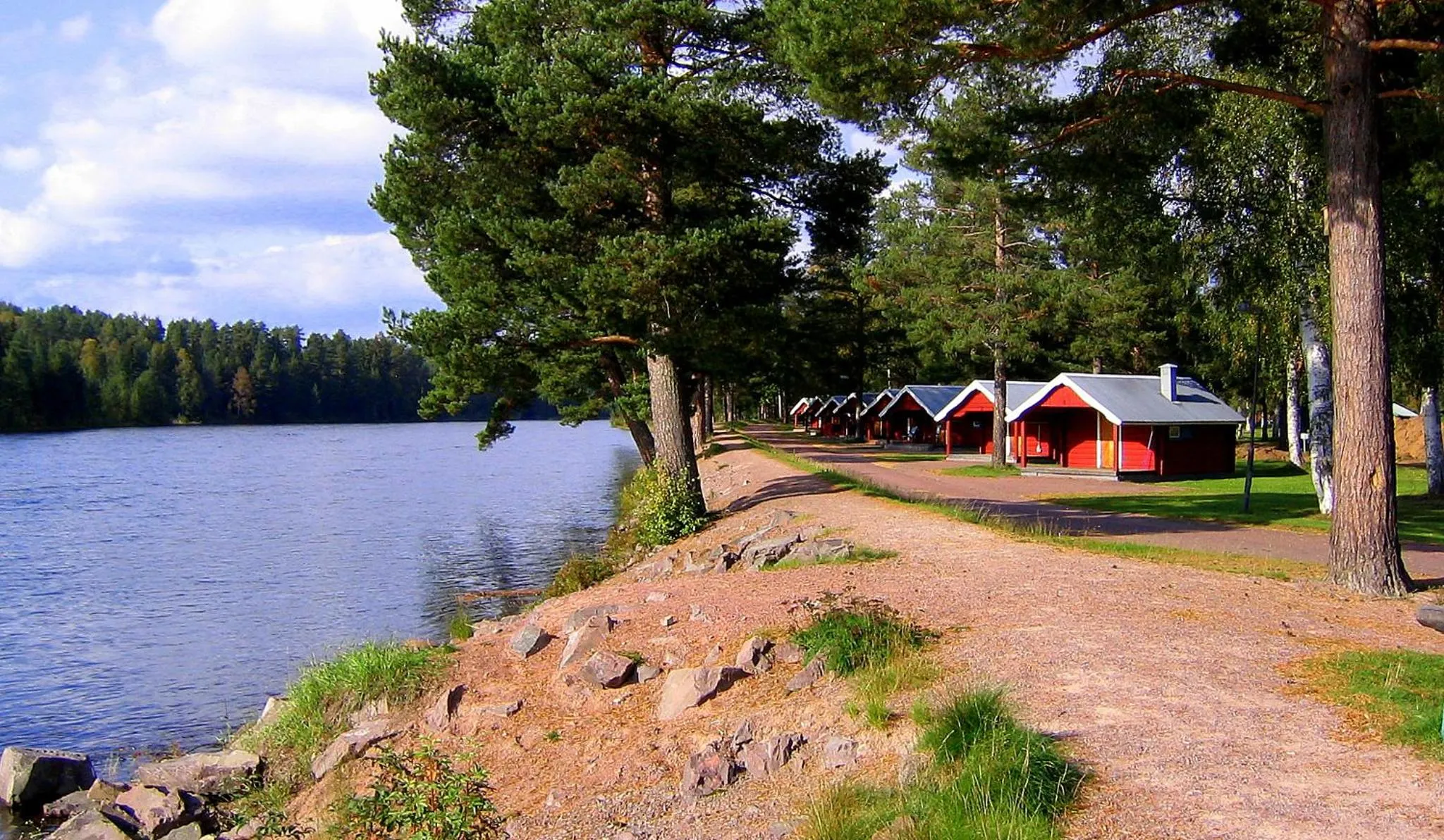 Natural landscape in Älvdalens Camping
