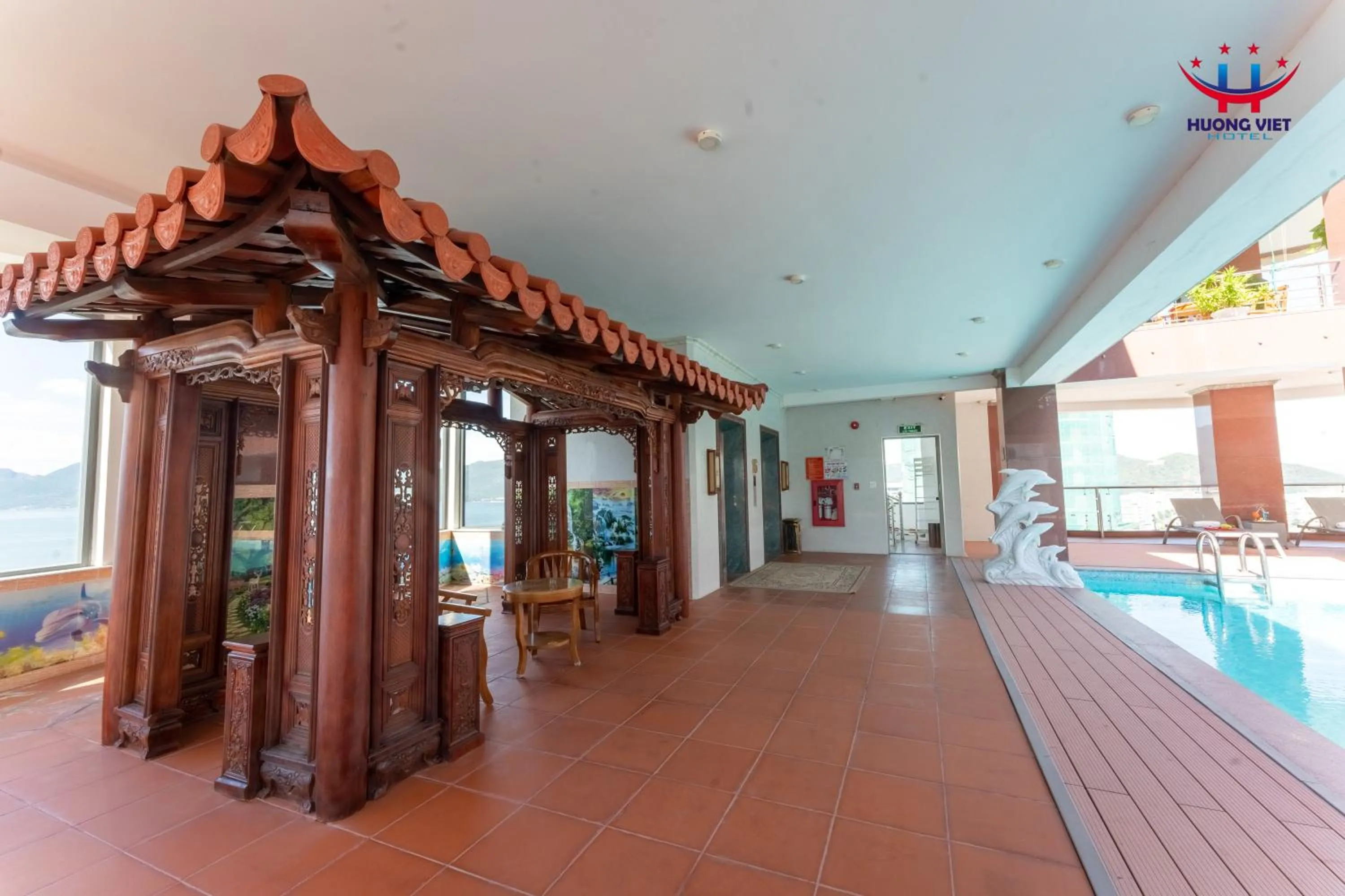 Swimming pool in Huong Viet Hotel Quy Nhon - Beachfront