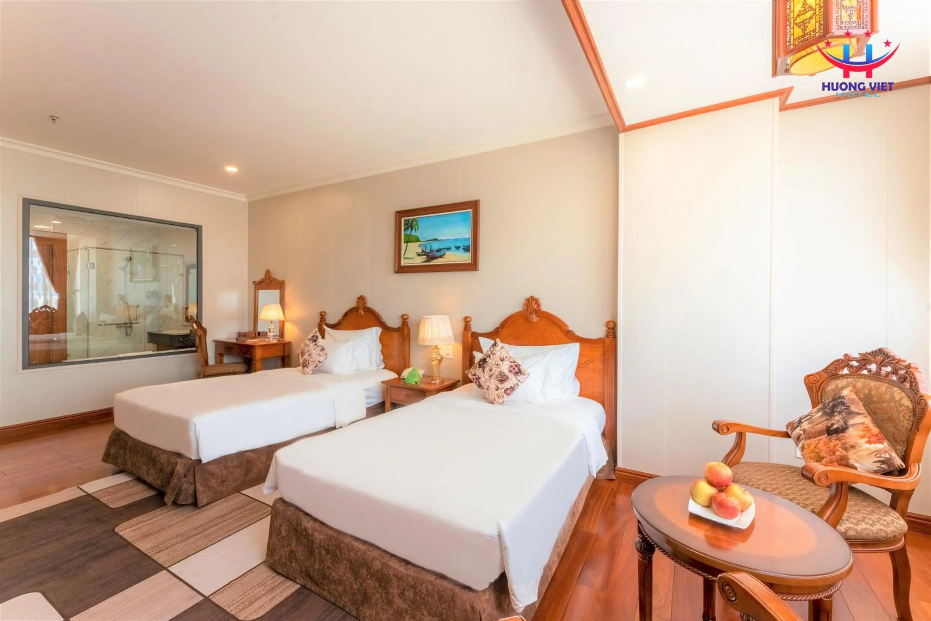 Bedroom, Bed in Huong Viet Hotel Quy Nhon - Beachfront